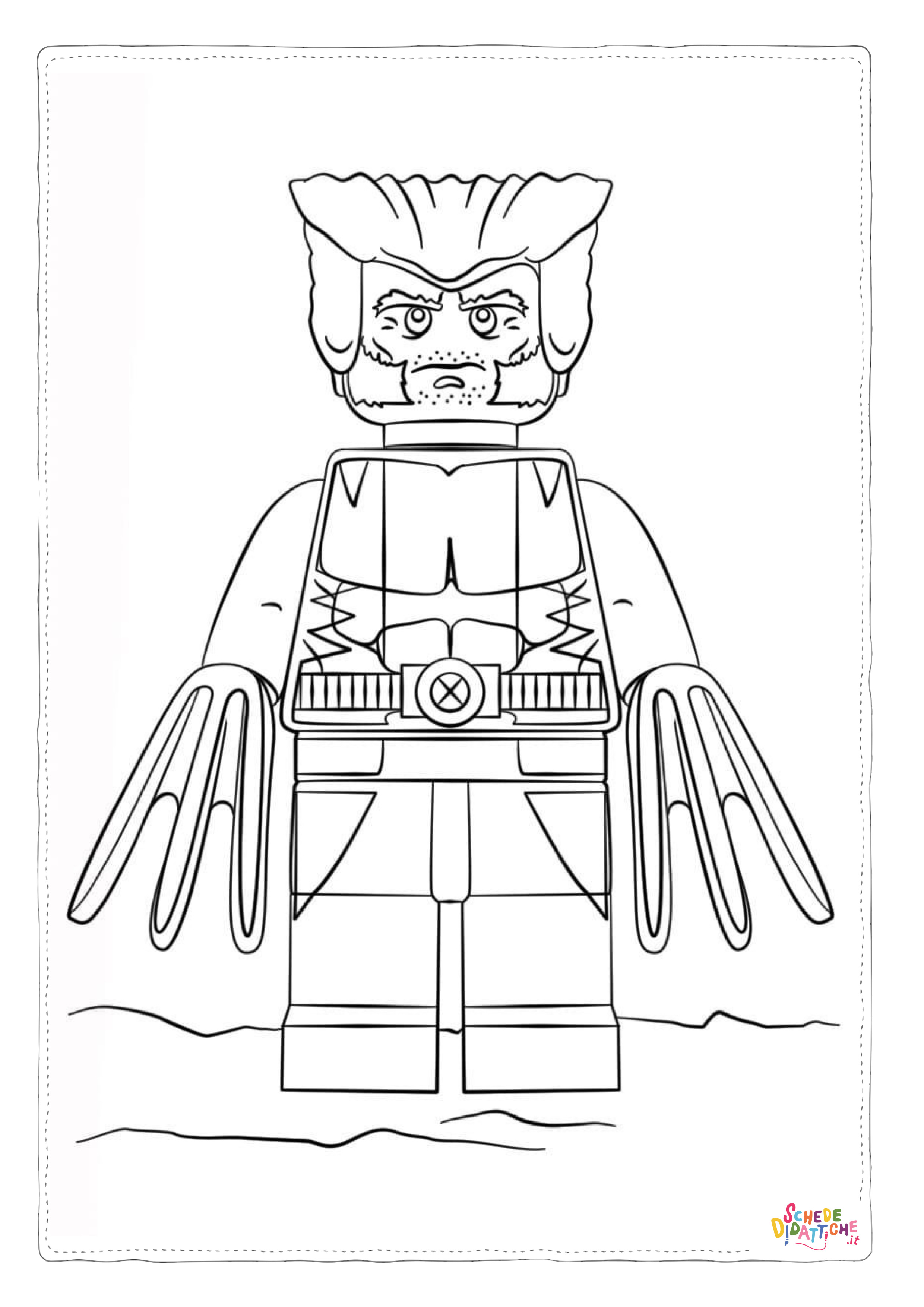 Disegno "Disegno di LEGO Super Heroes da stampare e colorare 1" Disegno di LEGO Super Heroes da stampare e colorare 1