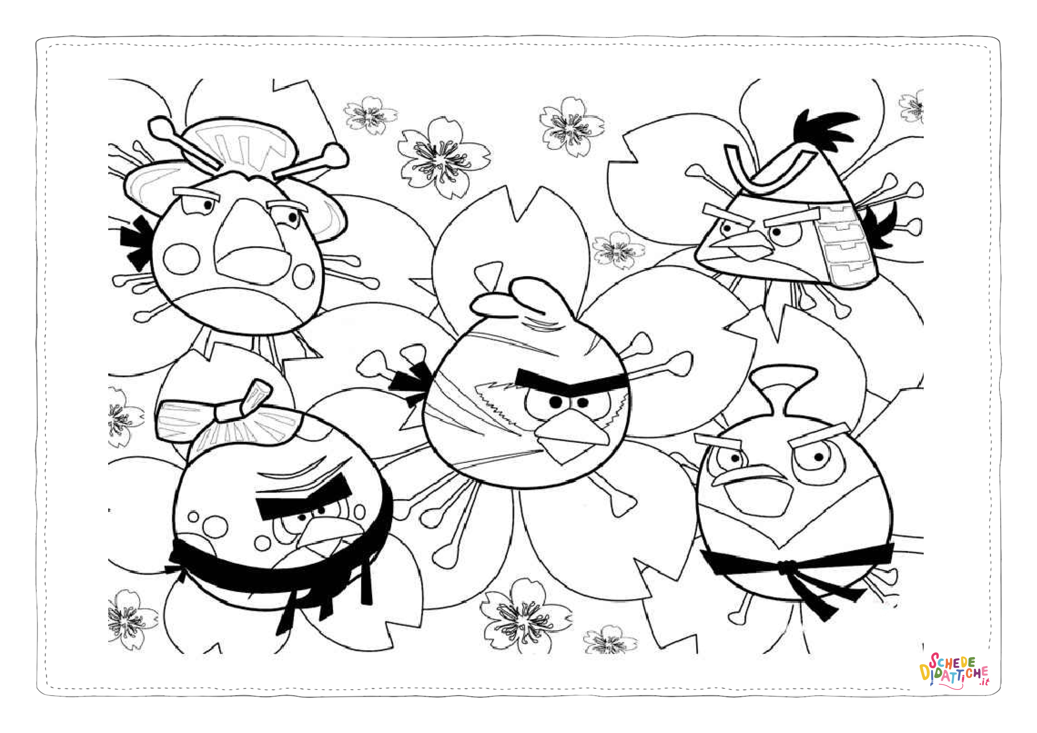 Disegno "Disegno di Angry birds da stampare e colorare 118" Disegno di Angry birds da stampare e colorare 118