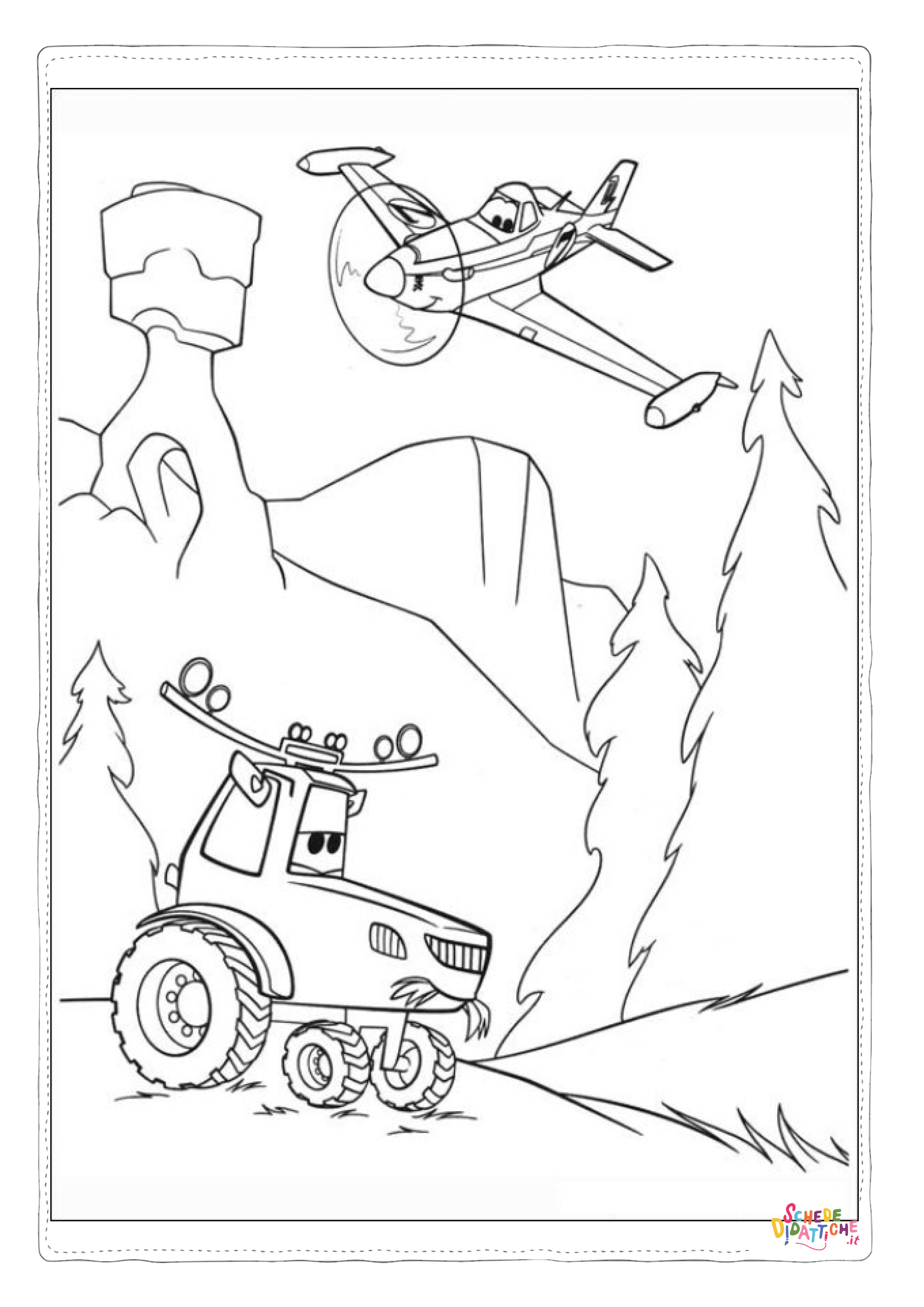 Disegno "Disegno di Cars da stampare e colorare 23" Disegno di Cars da stampare e colorare 23