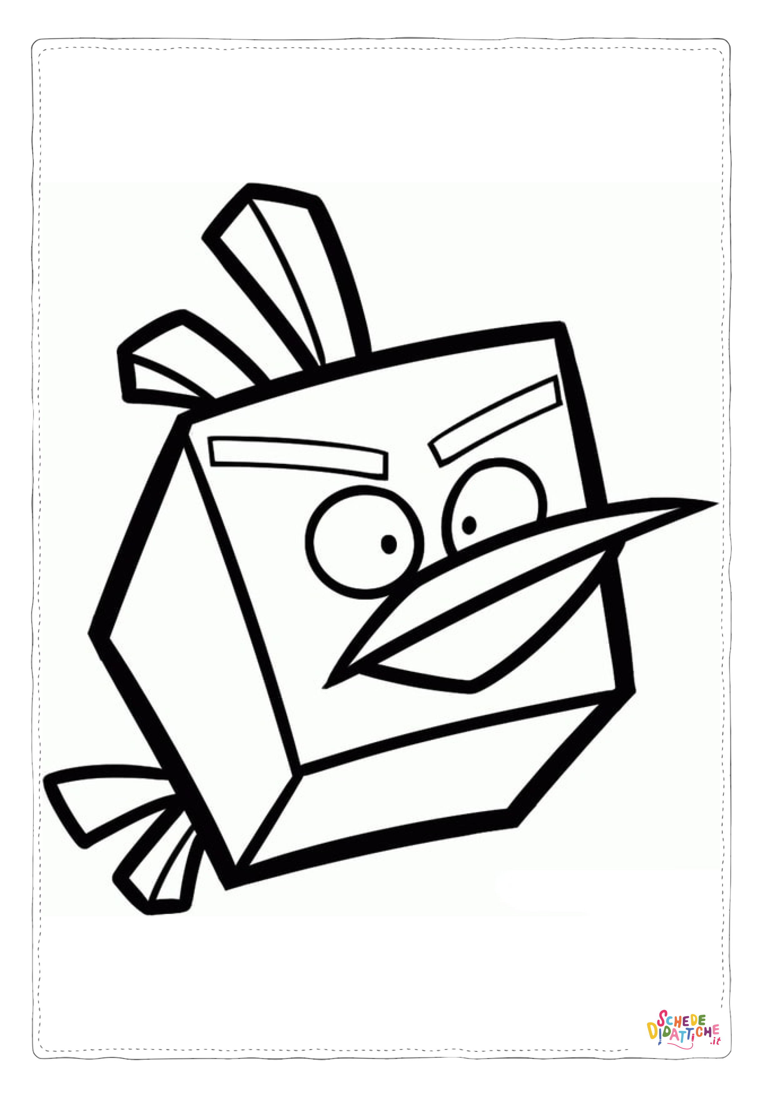 Disegno "Disegno di Angry birds da stampare e colorare 100" Disegno di Angry birds da stampare e colorare 100