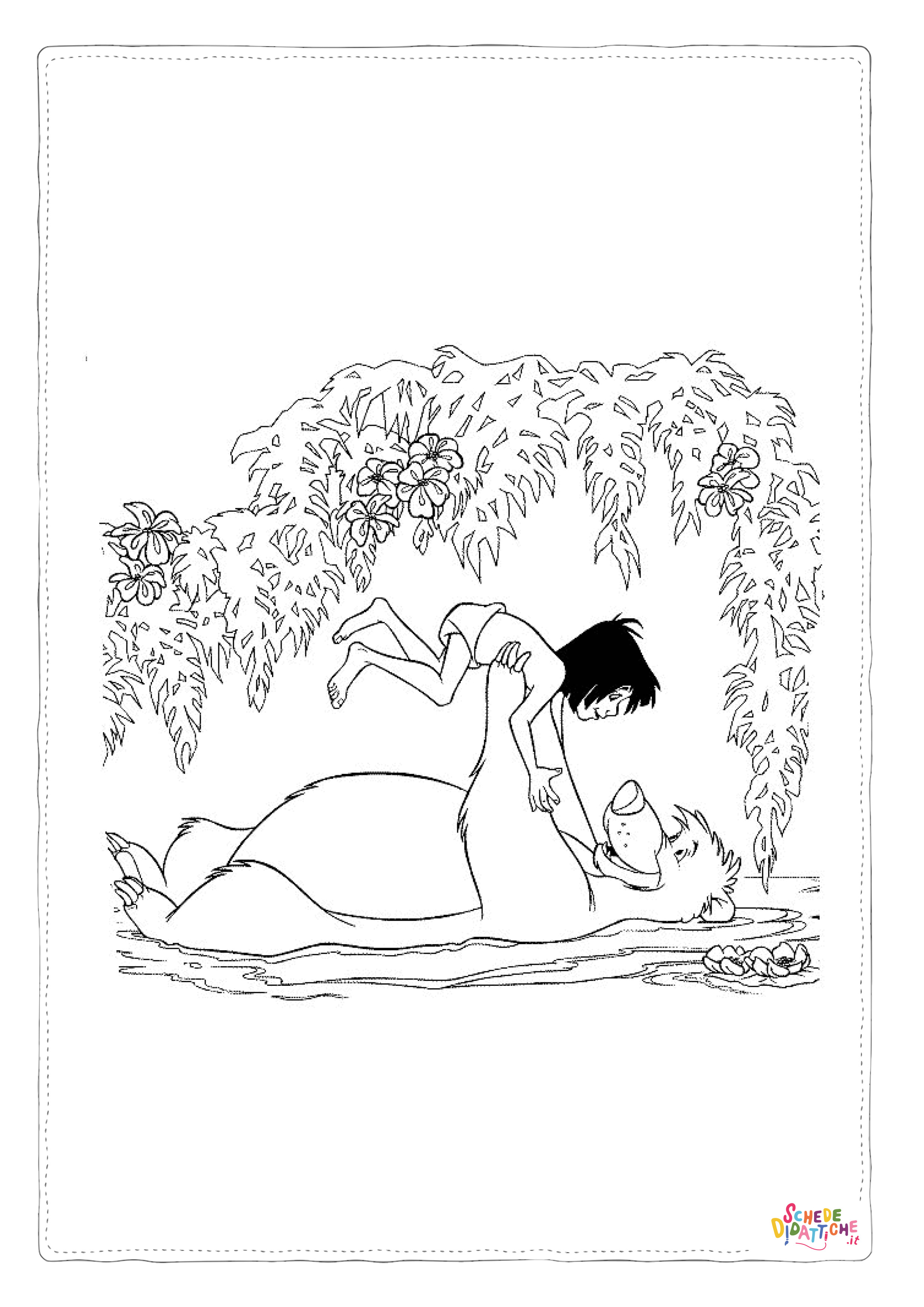 Disegno "Disegno di Il libro della giungla da stampare e colorare 20" Disegno di Il libro della giungla da stampare e colorare 20