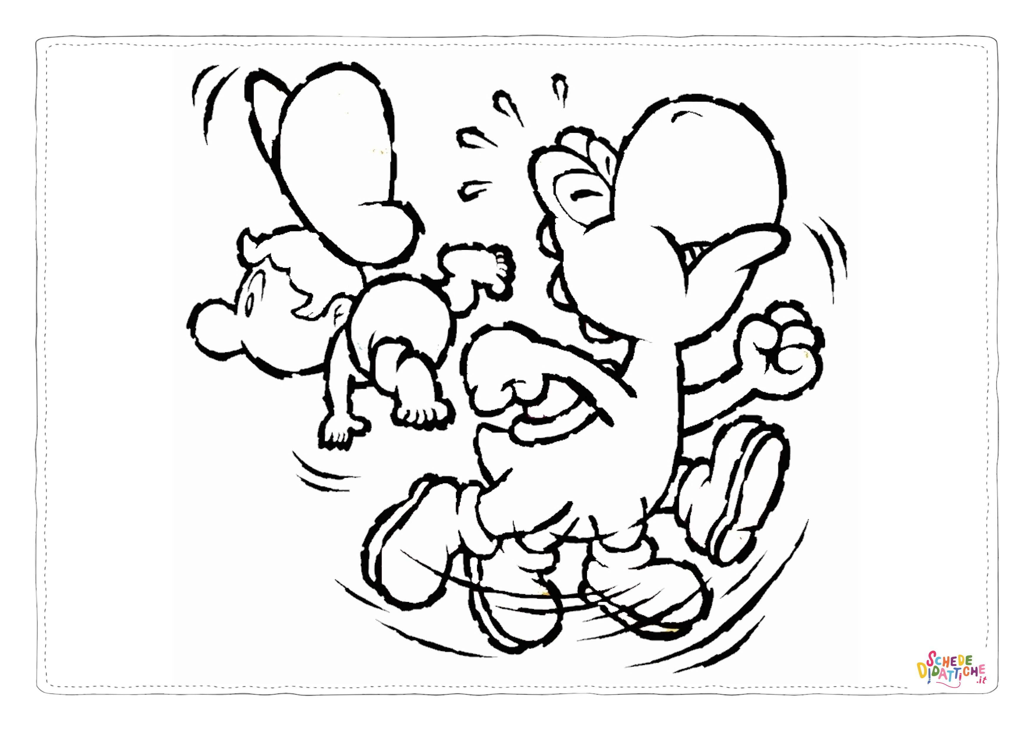 Disegno "Disegno di Super Mario da stampare e colorare 63" Disegno di Super Mario da stampare e colorare 63