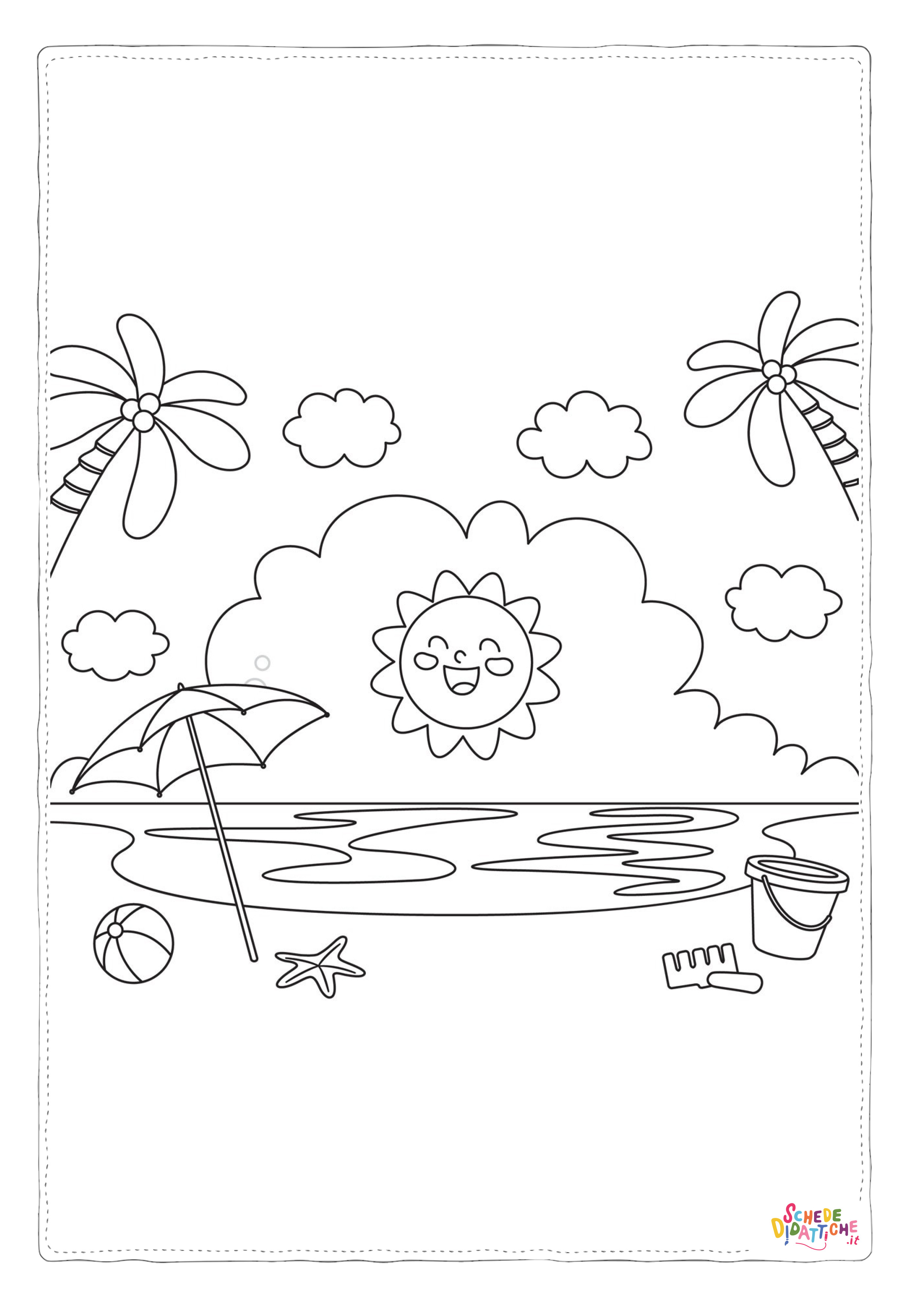 Disegno "Disegni Estate in spiaggia 3" Disegni Estate in spiaggia 3