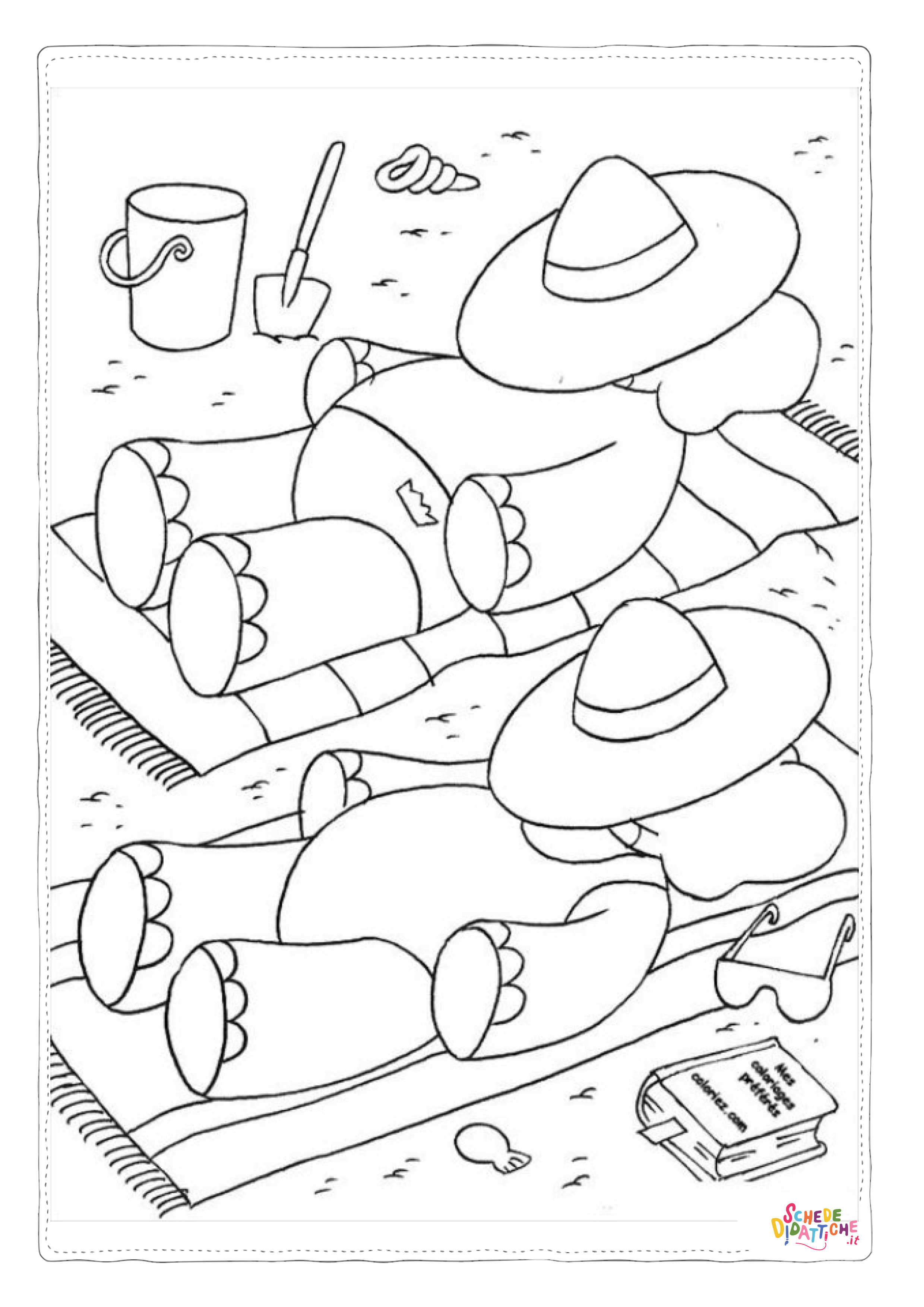 Disegno di Barbapap da stampare e colorare 9