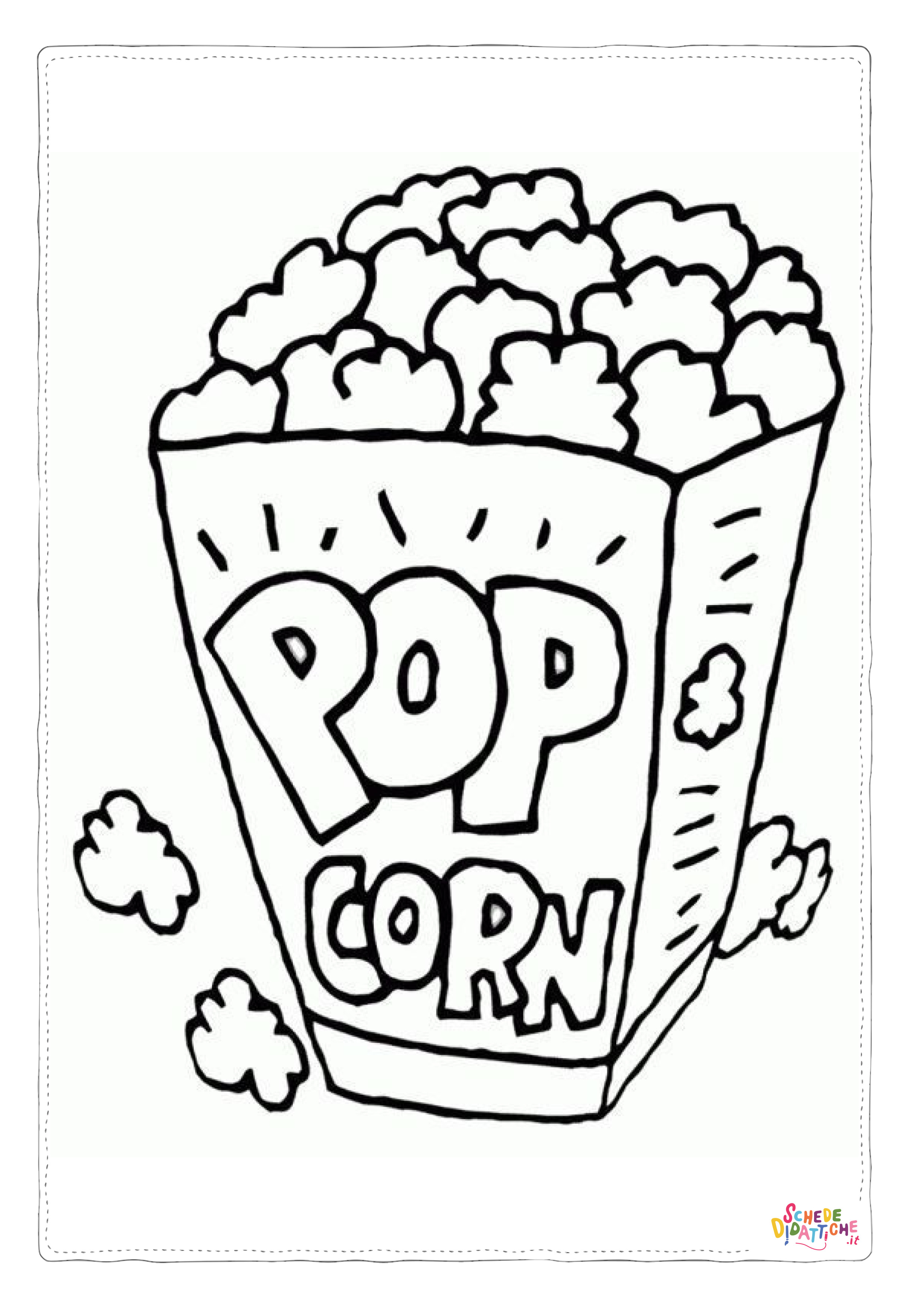 Disegno di fast food da stampare e colorare 43