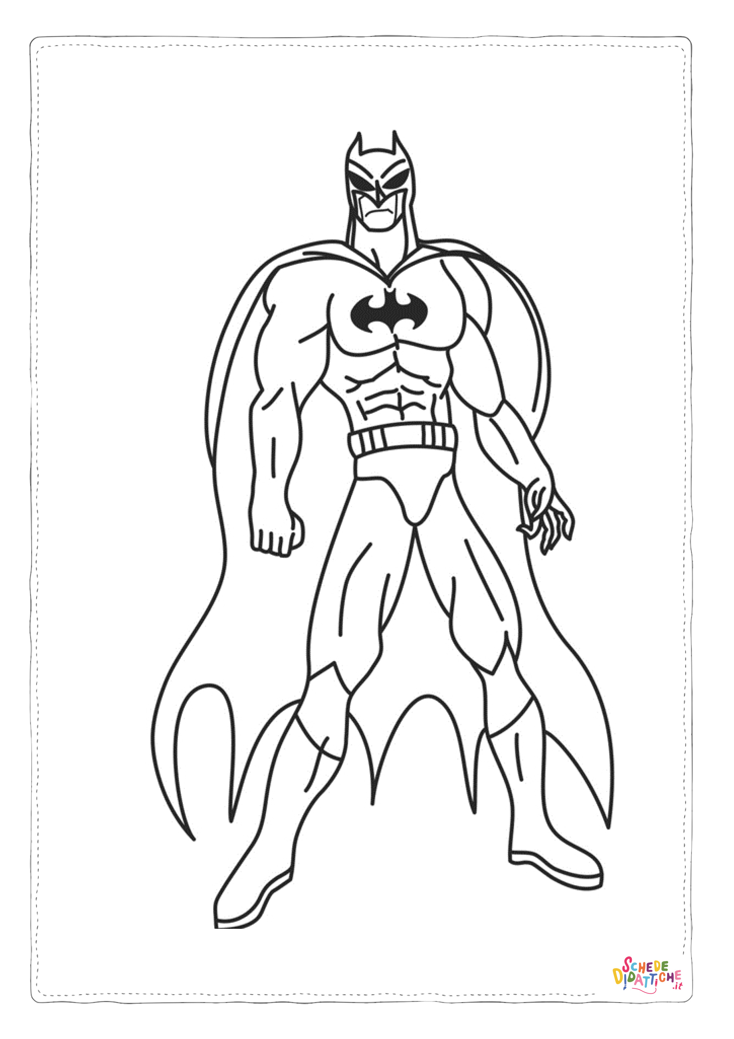 Disegno "Disegno di Batman e Robin da stampare e colorare 144" Disegno di Batman e Robin da stampare e colorare 144