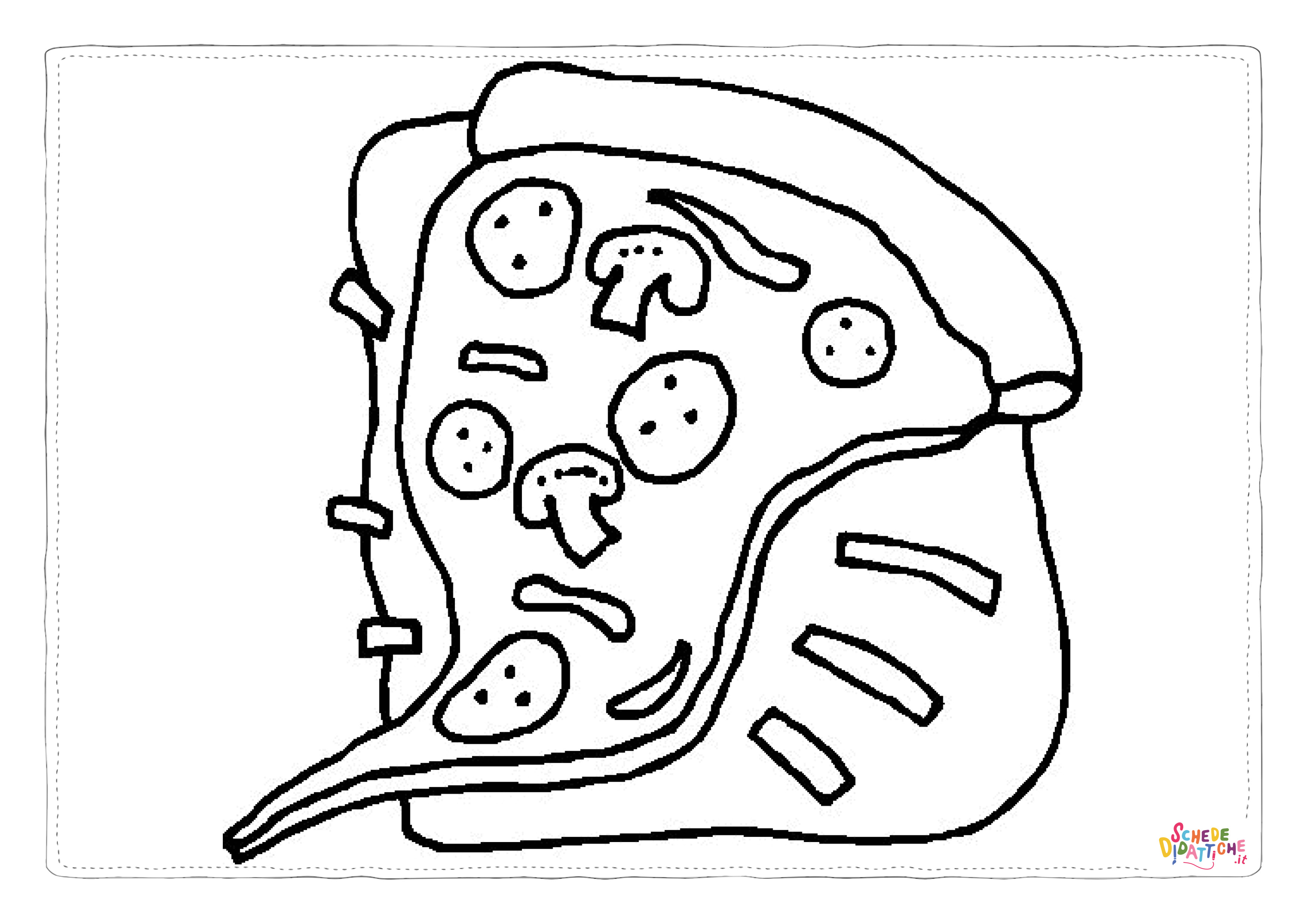Disegno di colazione da stampare e colorare 22
