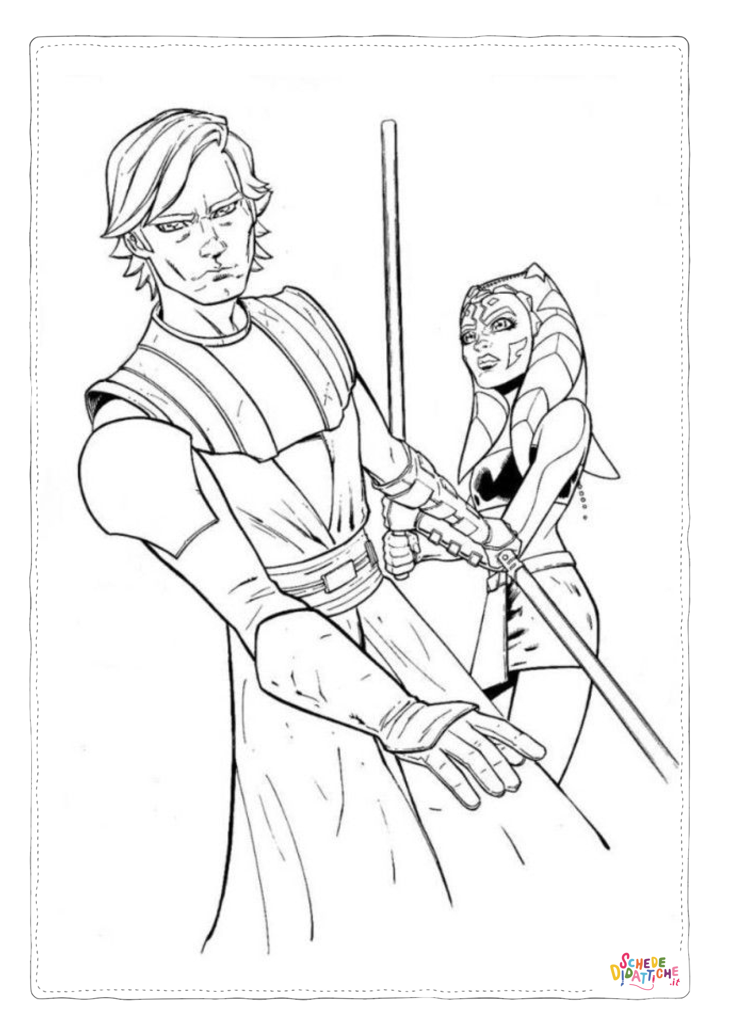 Disegno di Star Wars da stampare e colorare 40