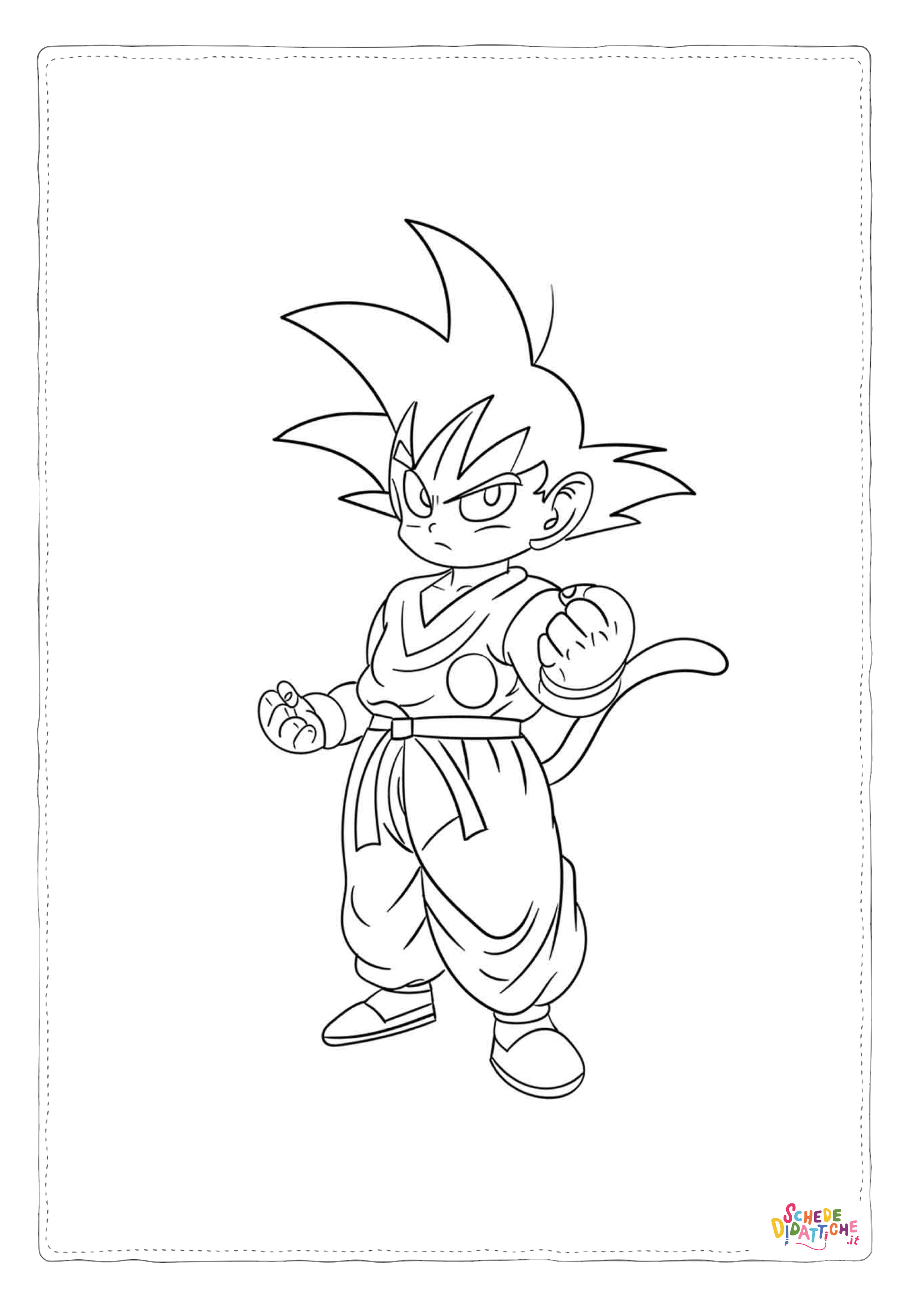Disegno di Dragon Ball da stampare e colorare 128