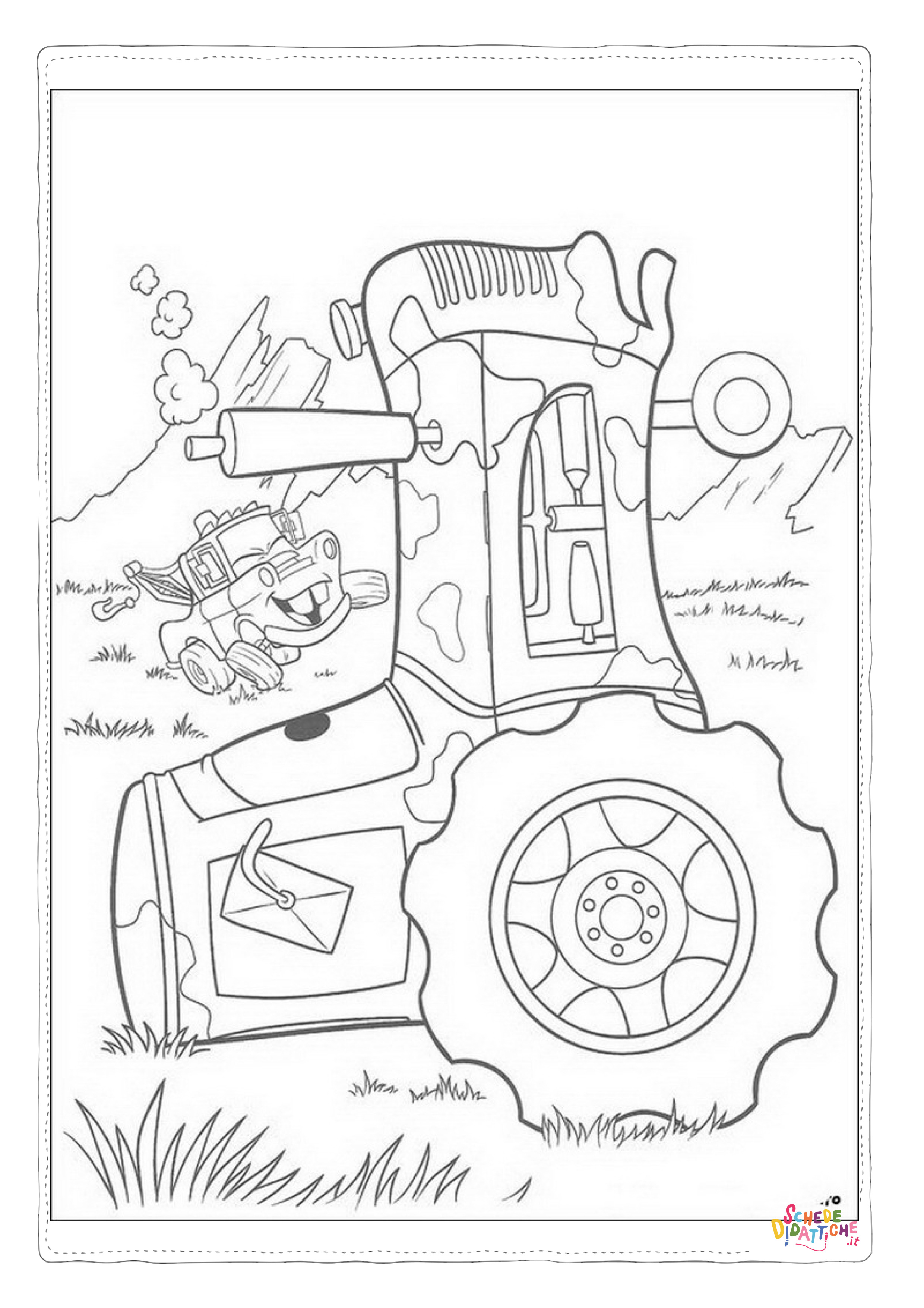 Disegno di Cars da stampare e colorare 175