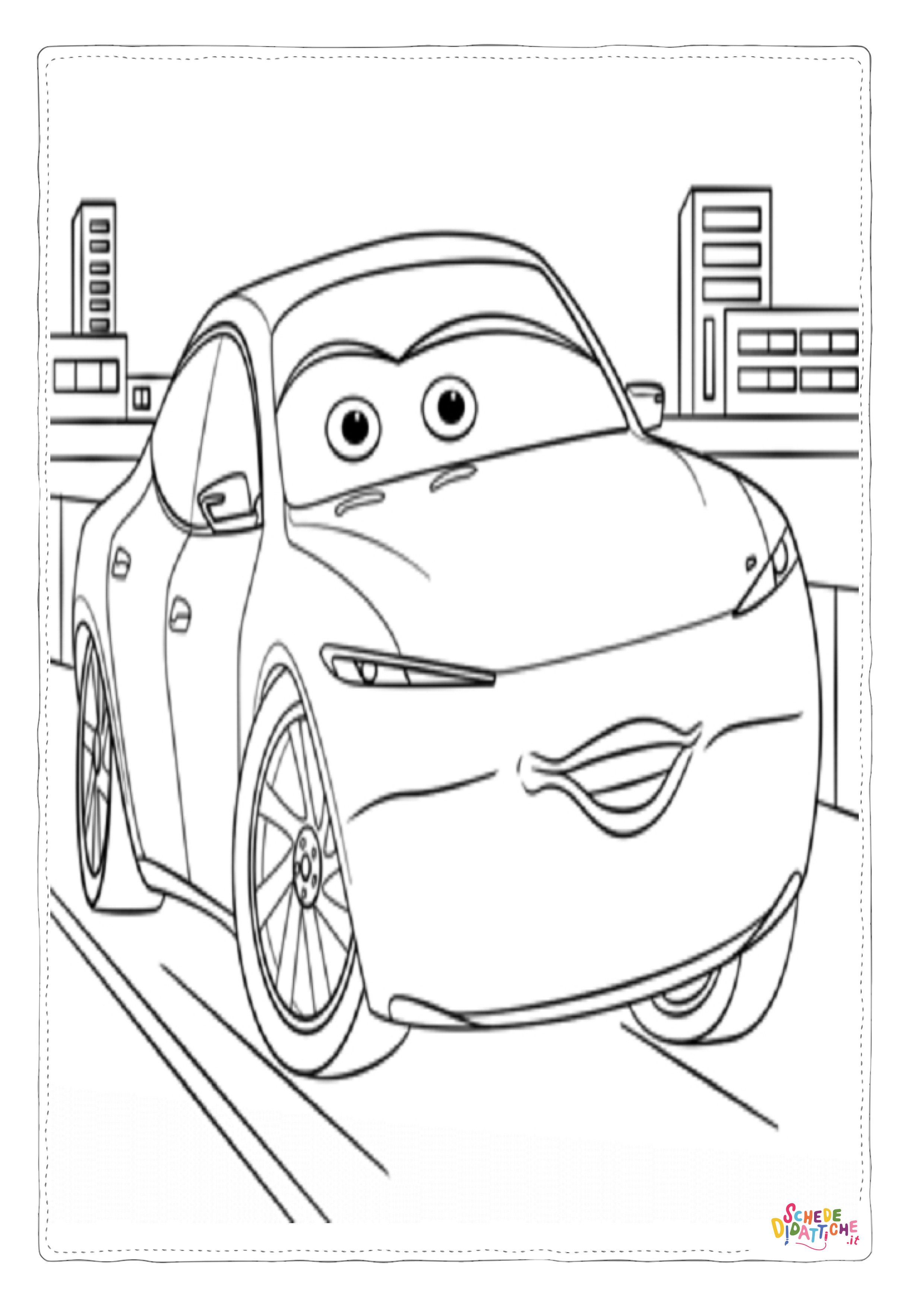 Disegno "Disegno di Cars da stampare e colorare 197" Disegno di Cars da stampare e colorare 197