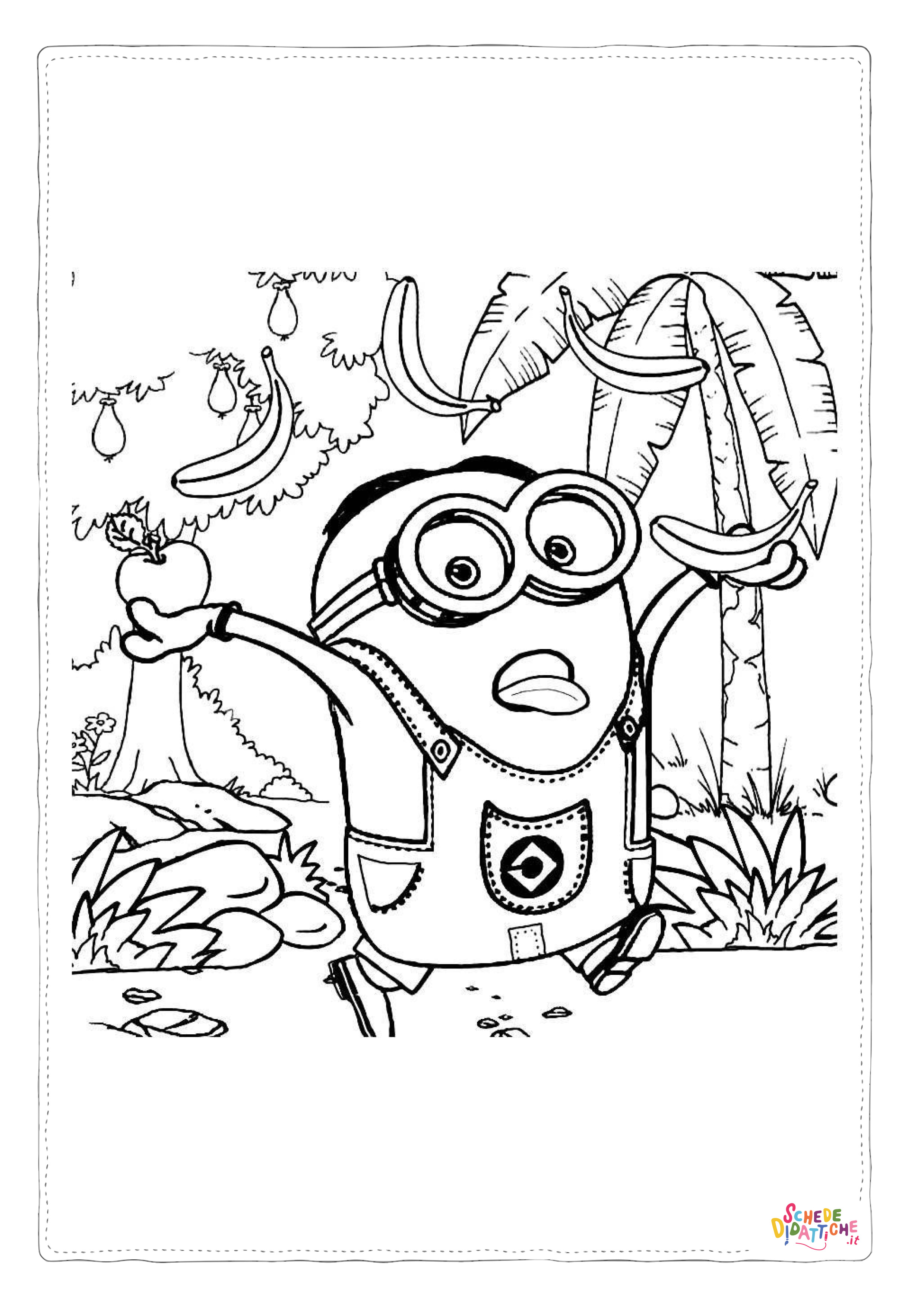 Disegno "Disegno di Cattivissimo me - Minions da stampare e colorare 74" Disegno di Cattivissimo me - Minions da stampare e colorare 74