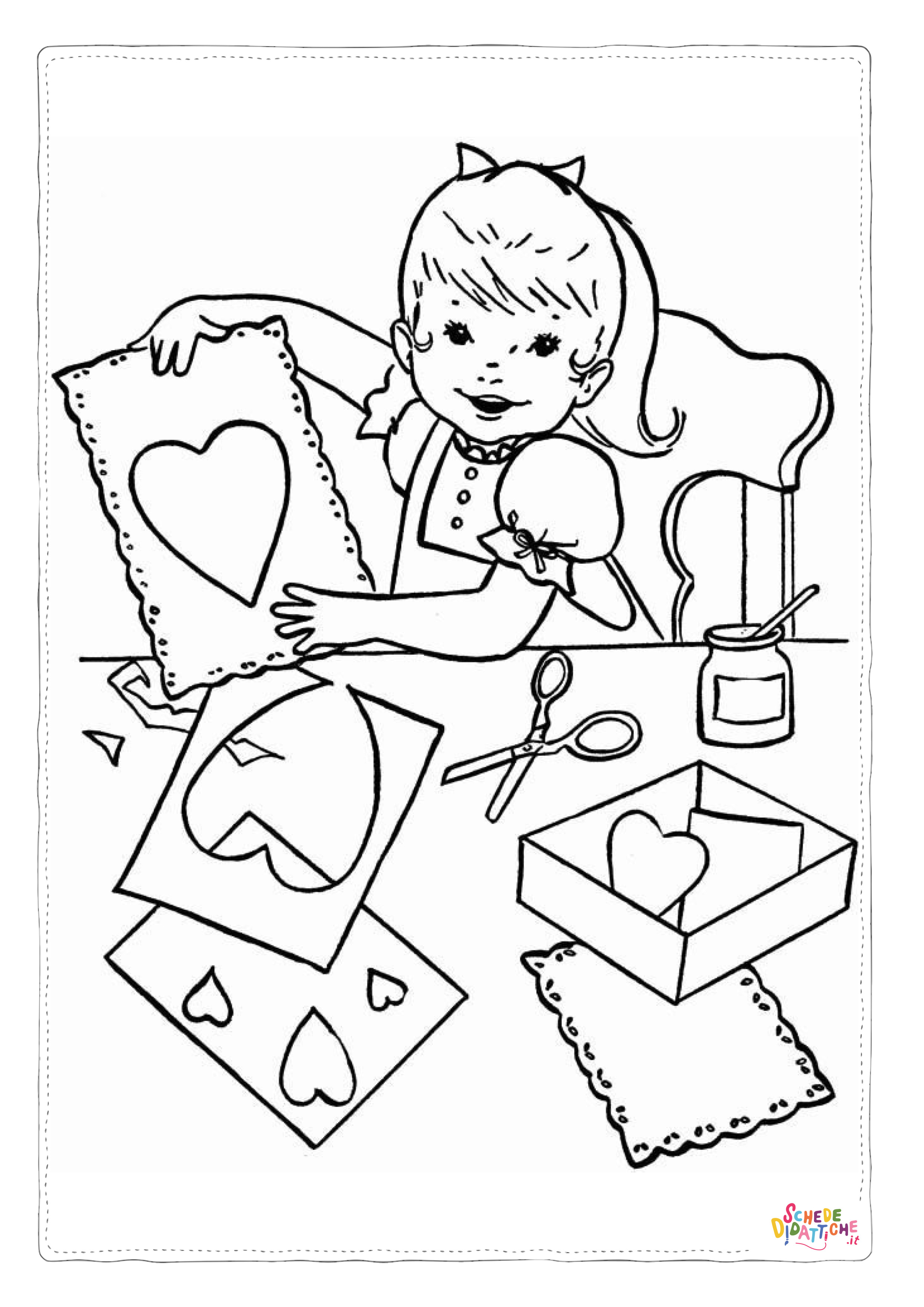 Disegno di bambino da stampare e colorare 271