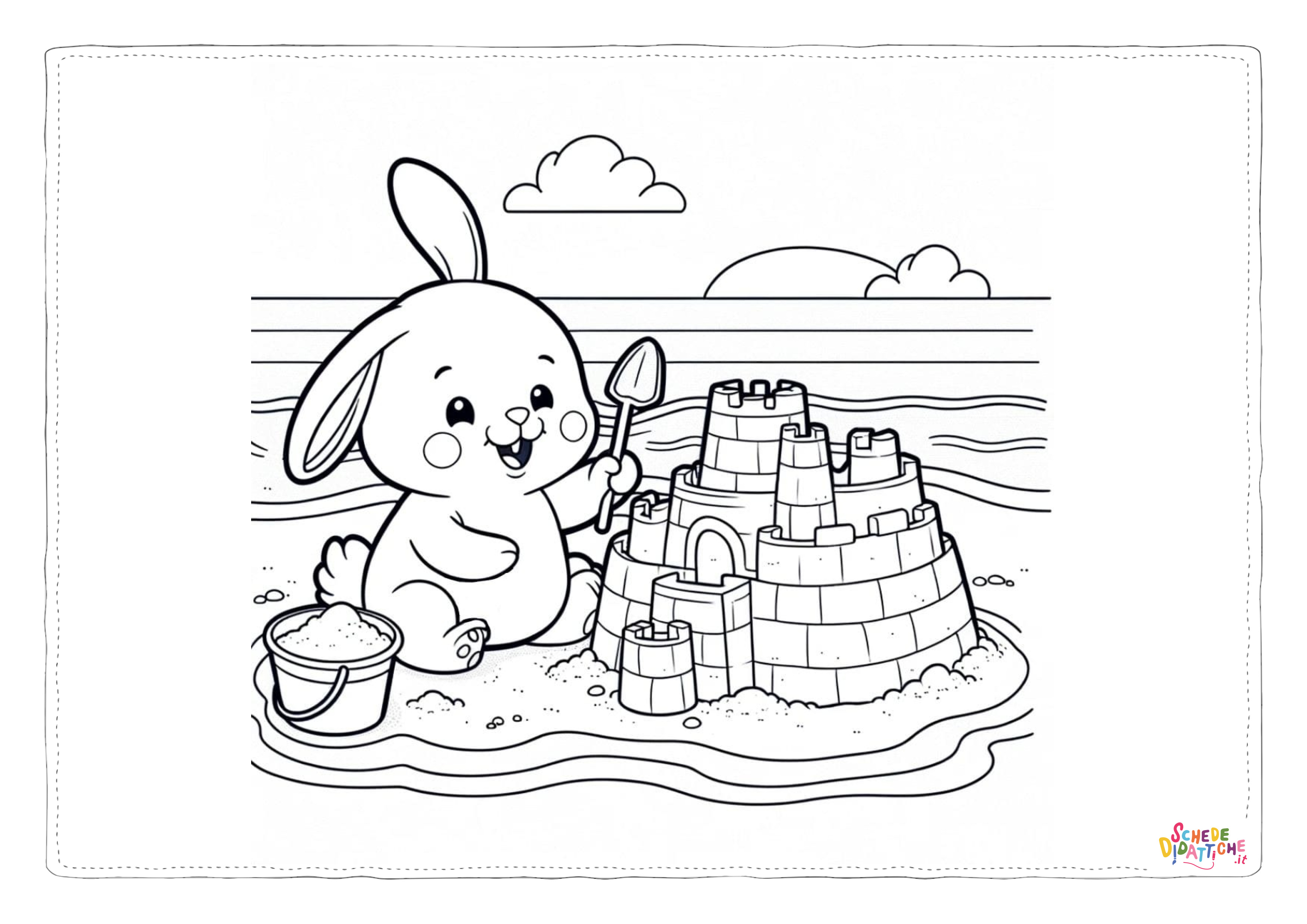 Disegno "Castelli di sapbbia in spiaggia 11" Castelli di sapbbia in spiaggia 11