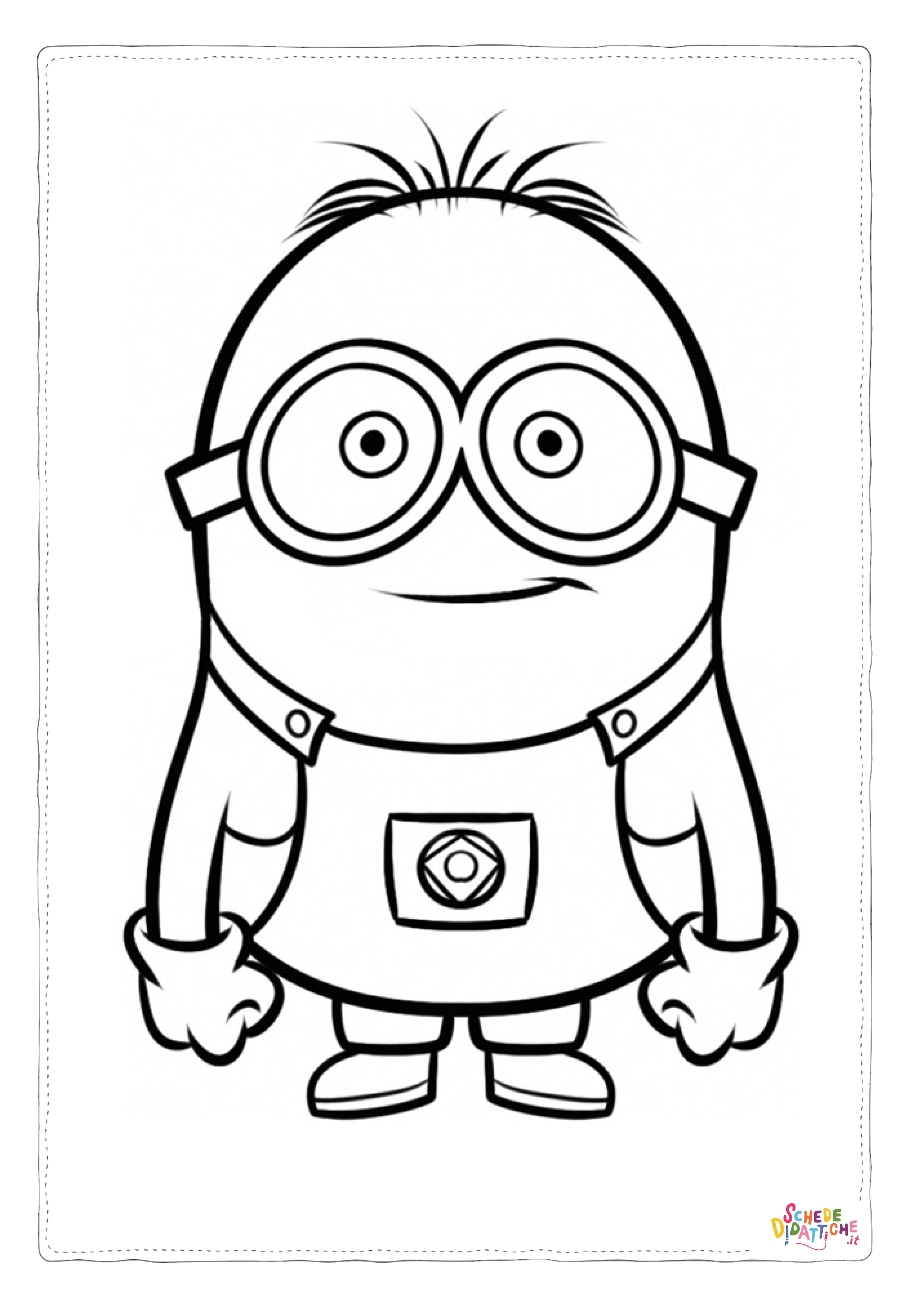 Disegno "Disegno di Cattivissimo me - Minions da stampare e colorare 20" Disegno di Cattivissimo me - Minions da stampare e colorare 20