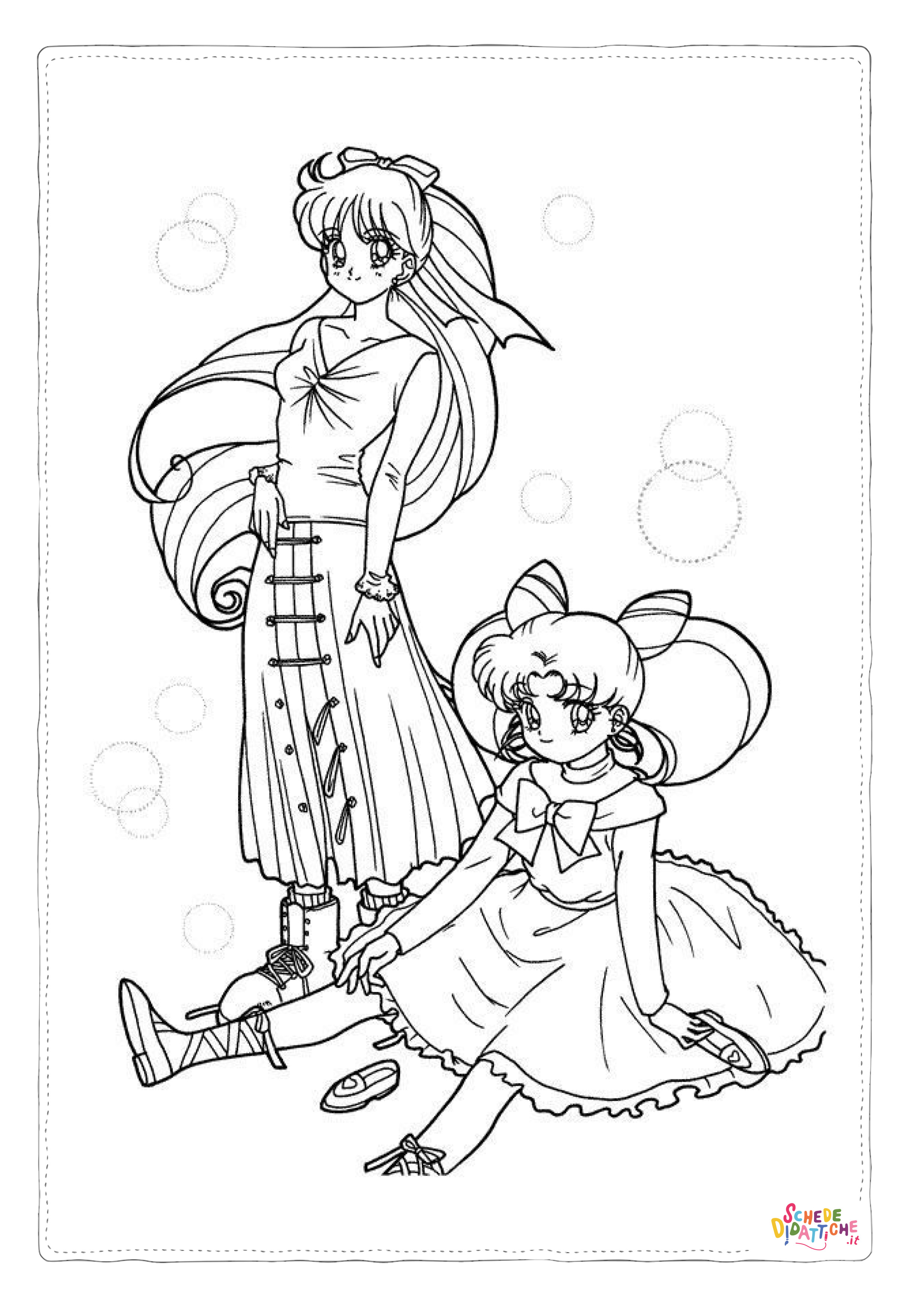 Disegno "Disegno di Sailor Moon da stampare e colorare 31" Disegno di Sailor Moon da stampare e colorare 31