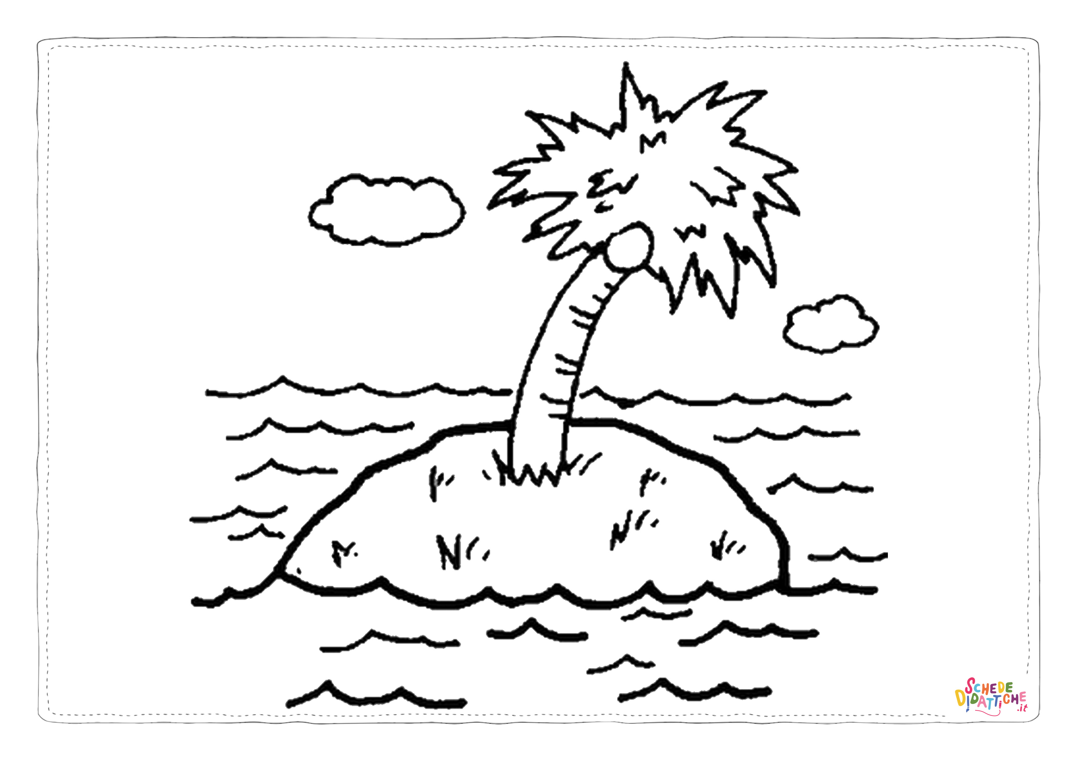 Disegno "Disegno di paesaggio da stampare e colorare 24" Disegno di paesaggio da stampare e colorare 24