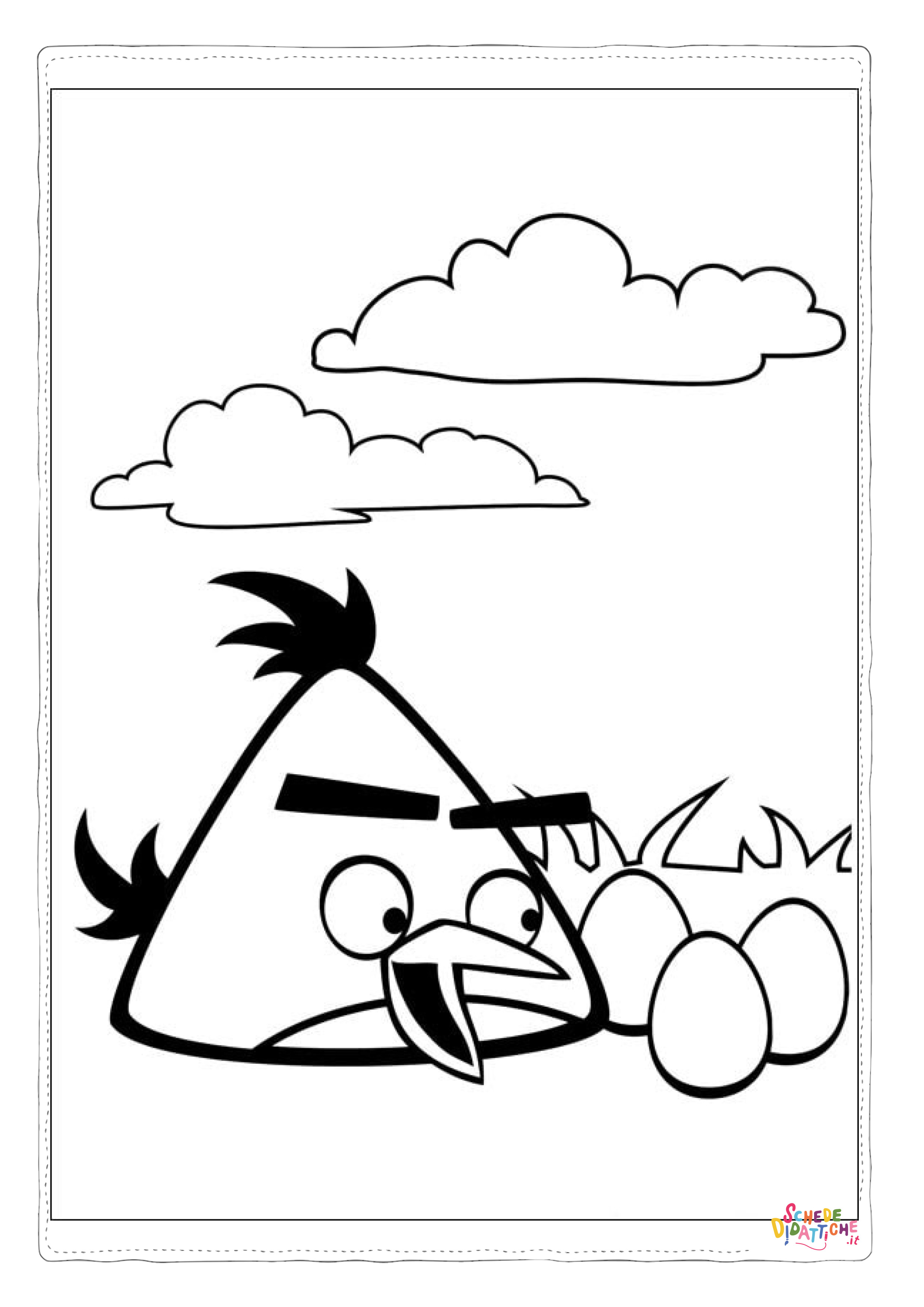 Disegno "Disegno di Angry birds da stampare e colorare 114" Disegno di Angry birds da stampare e colorare 114
