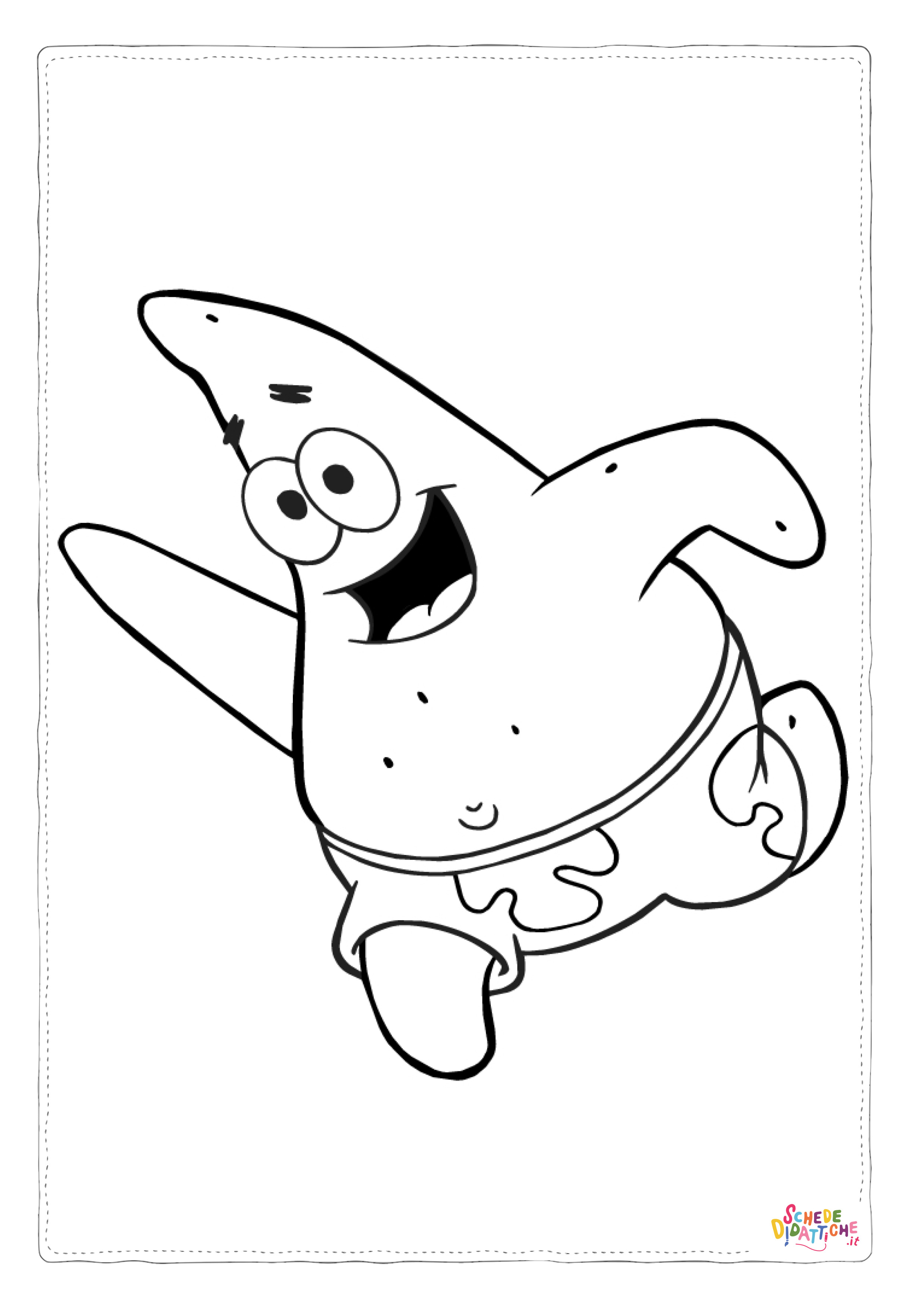Disegno di Spongebob da stampare e colorare 30