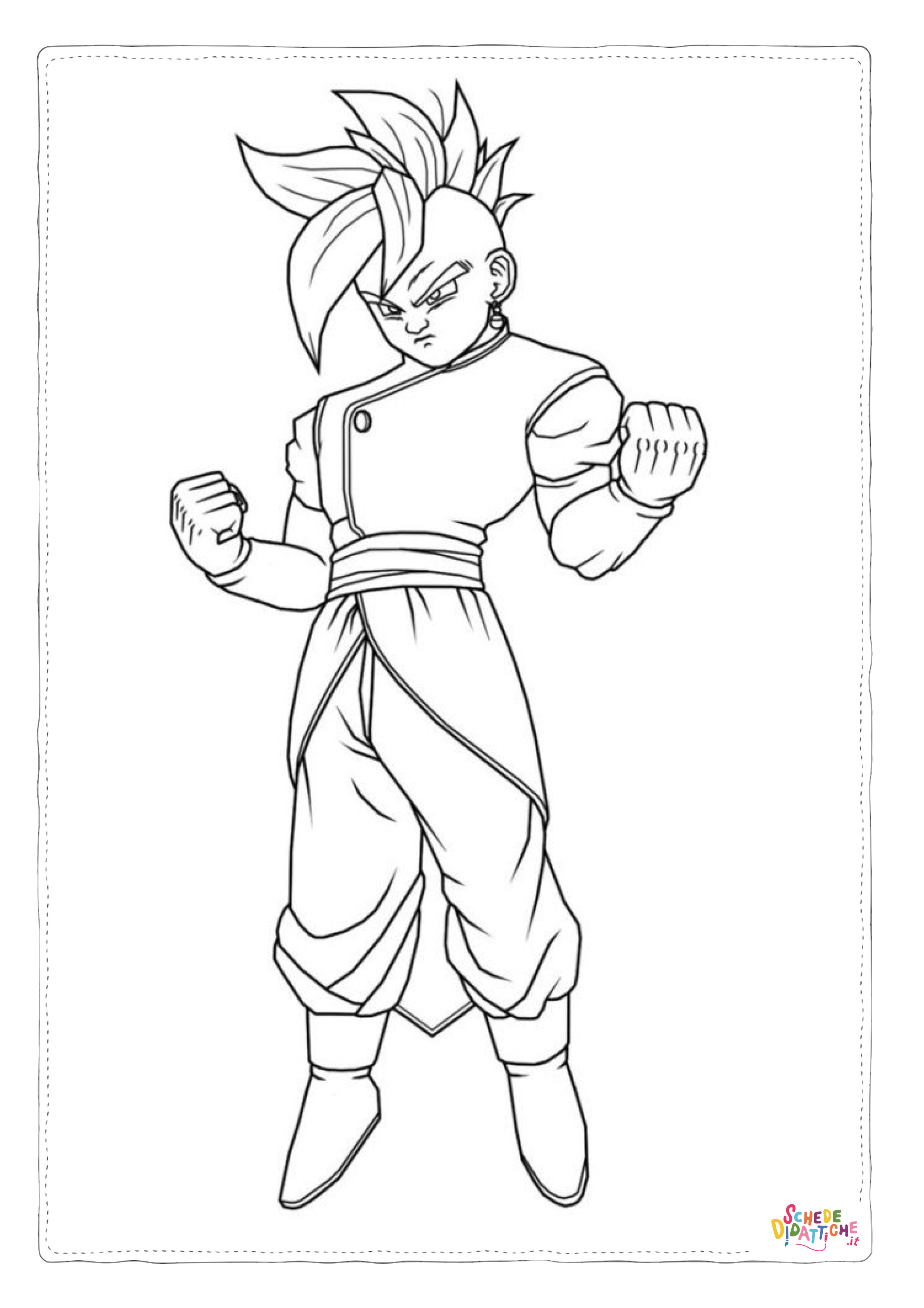 Disegno "Disegno di Dragon Ball da stampare e colorare 23" Disegno di Dragon Ball da stampare e colorare 23