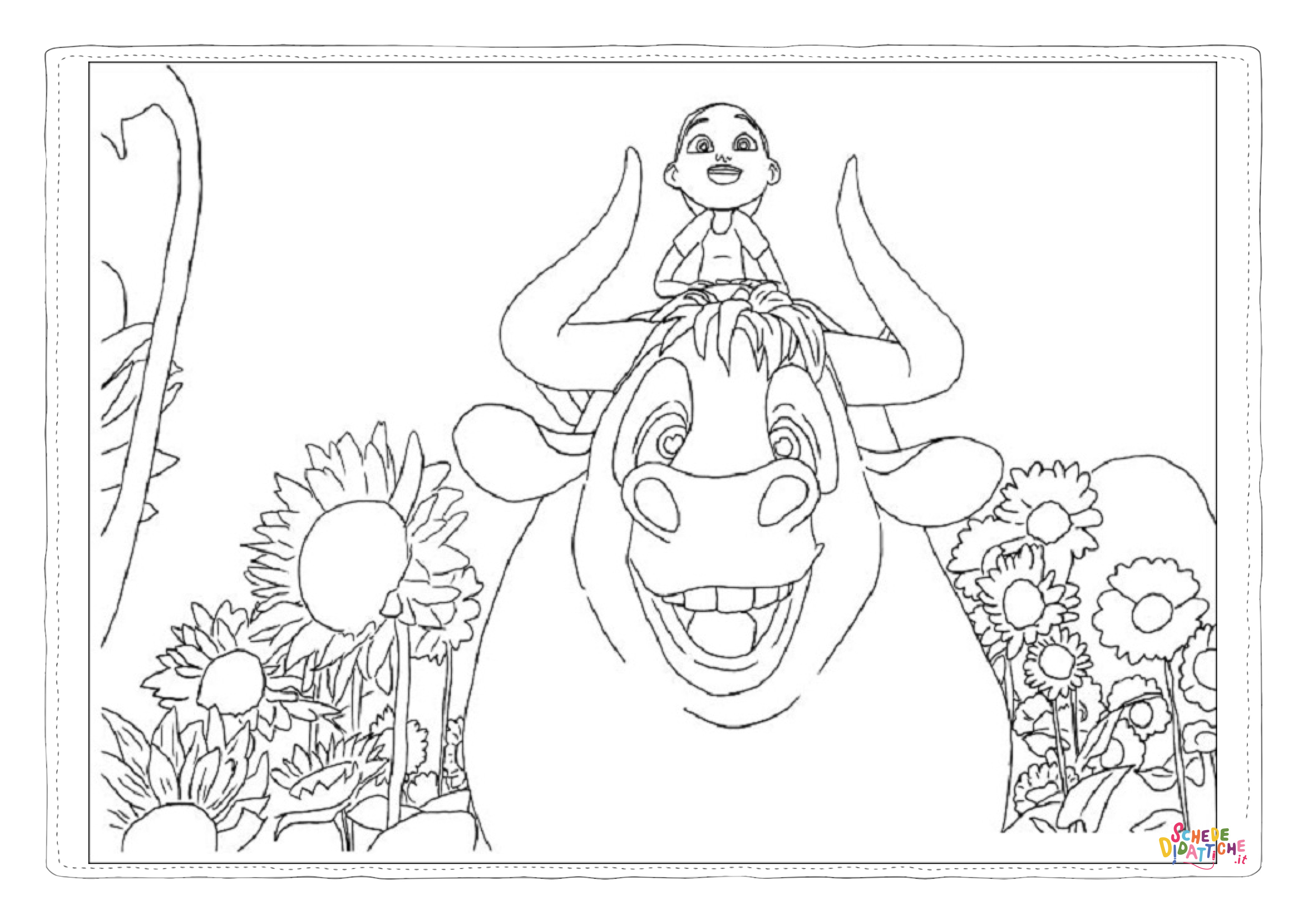 Disegno "Disegno di toro da stampare e colorare 24" Disegno di toro da stampare e colorare 24