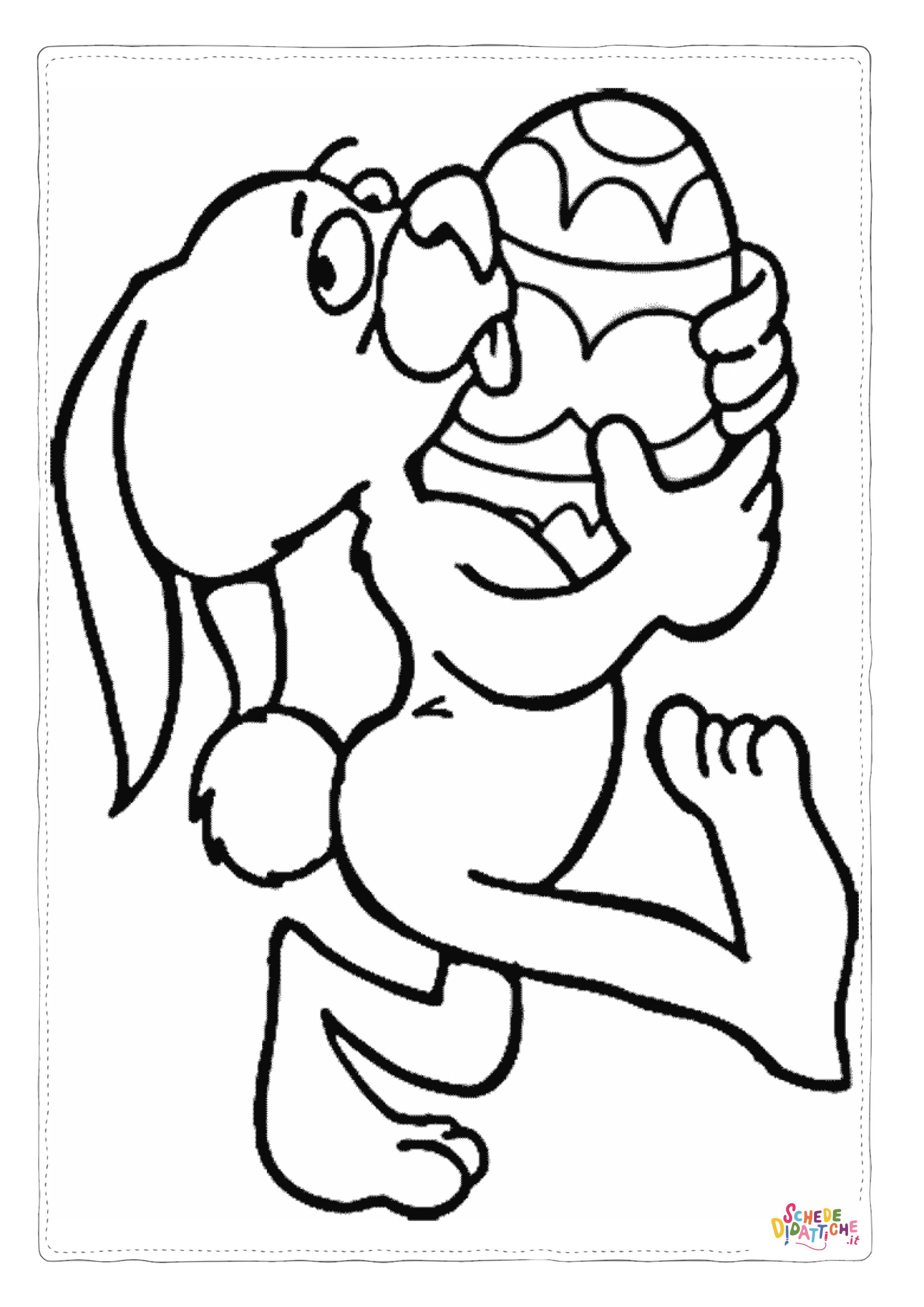 Disegno "Disegno di uovo di Pasqua da stampare e colorare 91" Disegno di uovo di Pasqua da stampare e colorare 91