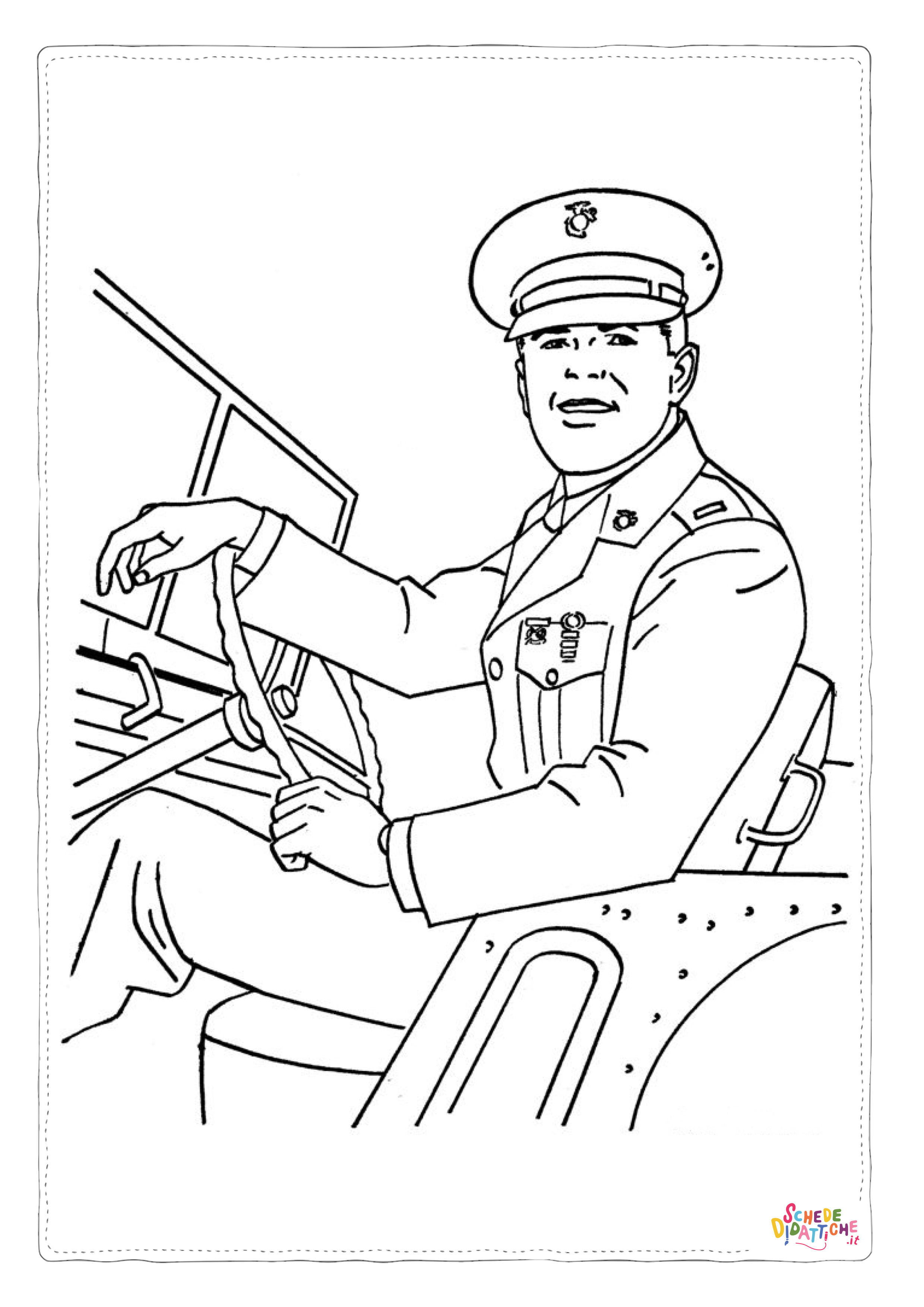 Disegno di soldato da stampare e colorare 35