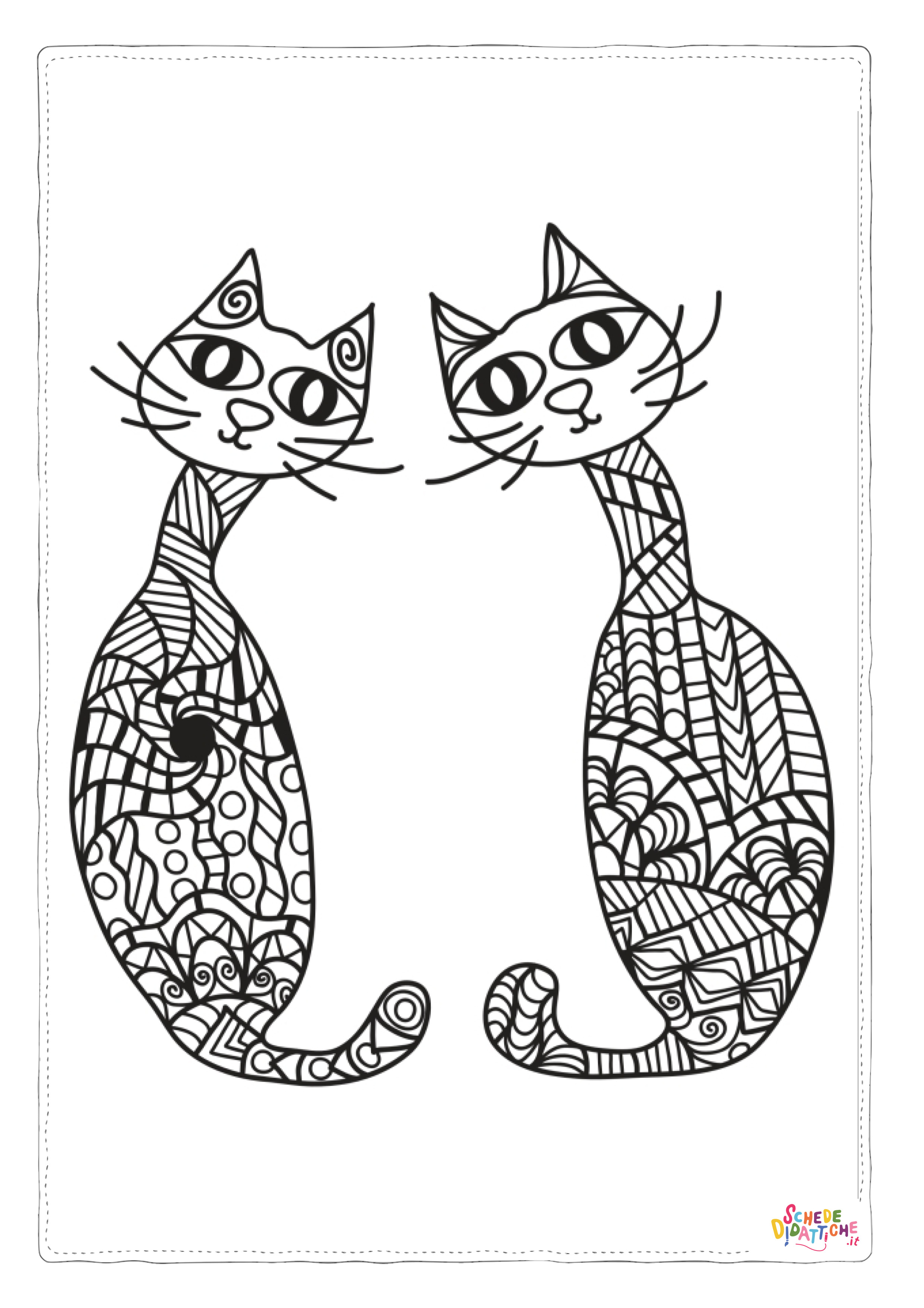 Disegno "Disegno di mandala da stampare e colorare 103" Disegno di mandala da stampare e colorare 103