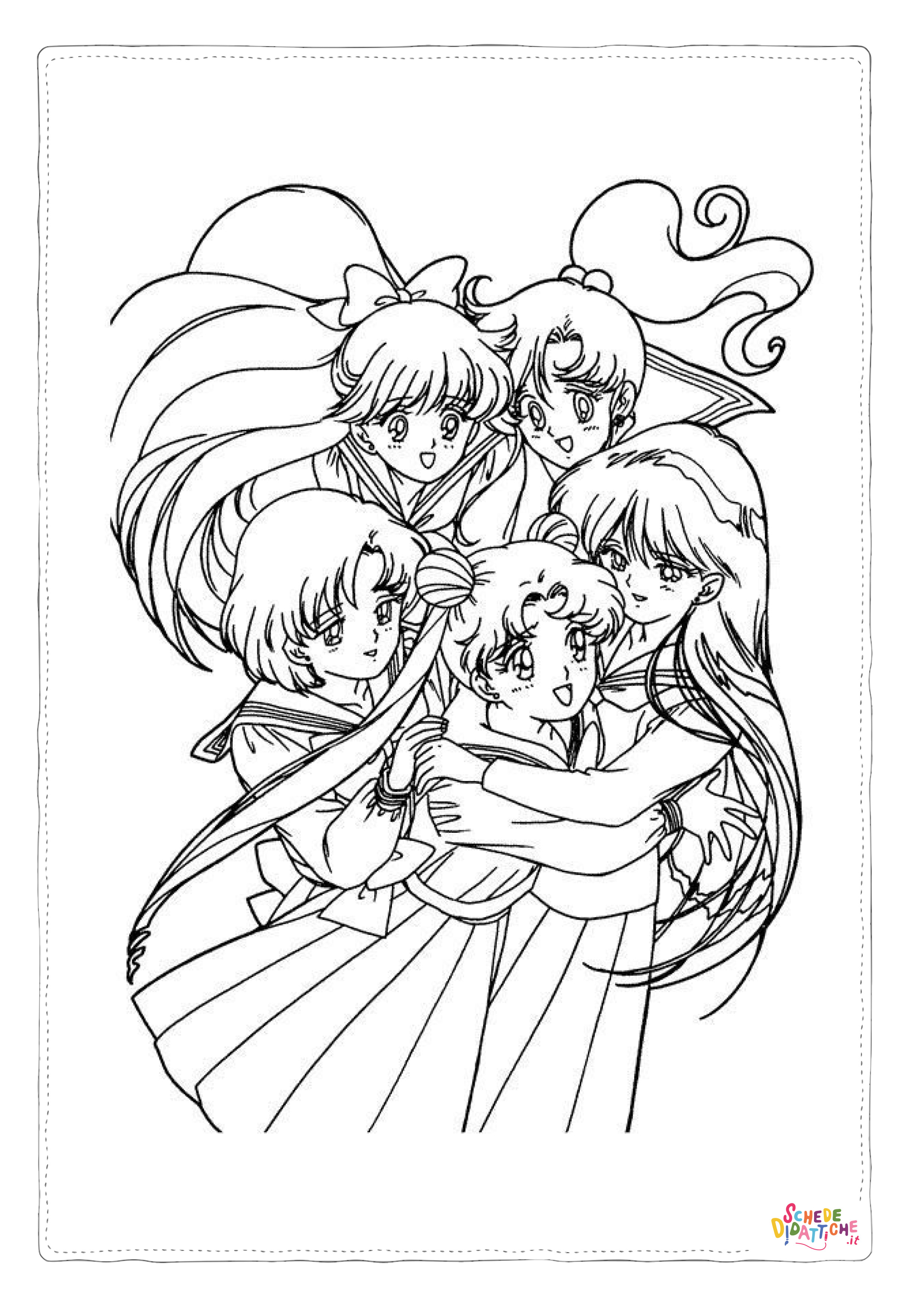 Disegno "Disegno di Sailor Moon da stampare e colorare 66" Disegno di Sailor Moon da stampare e colorare 66