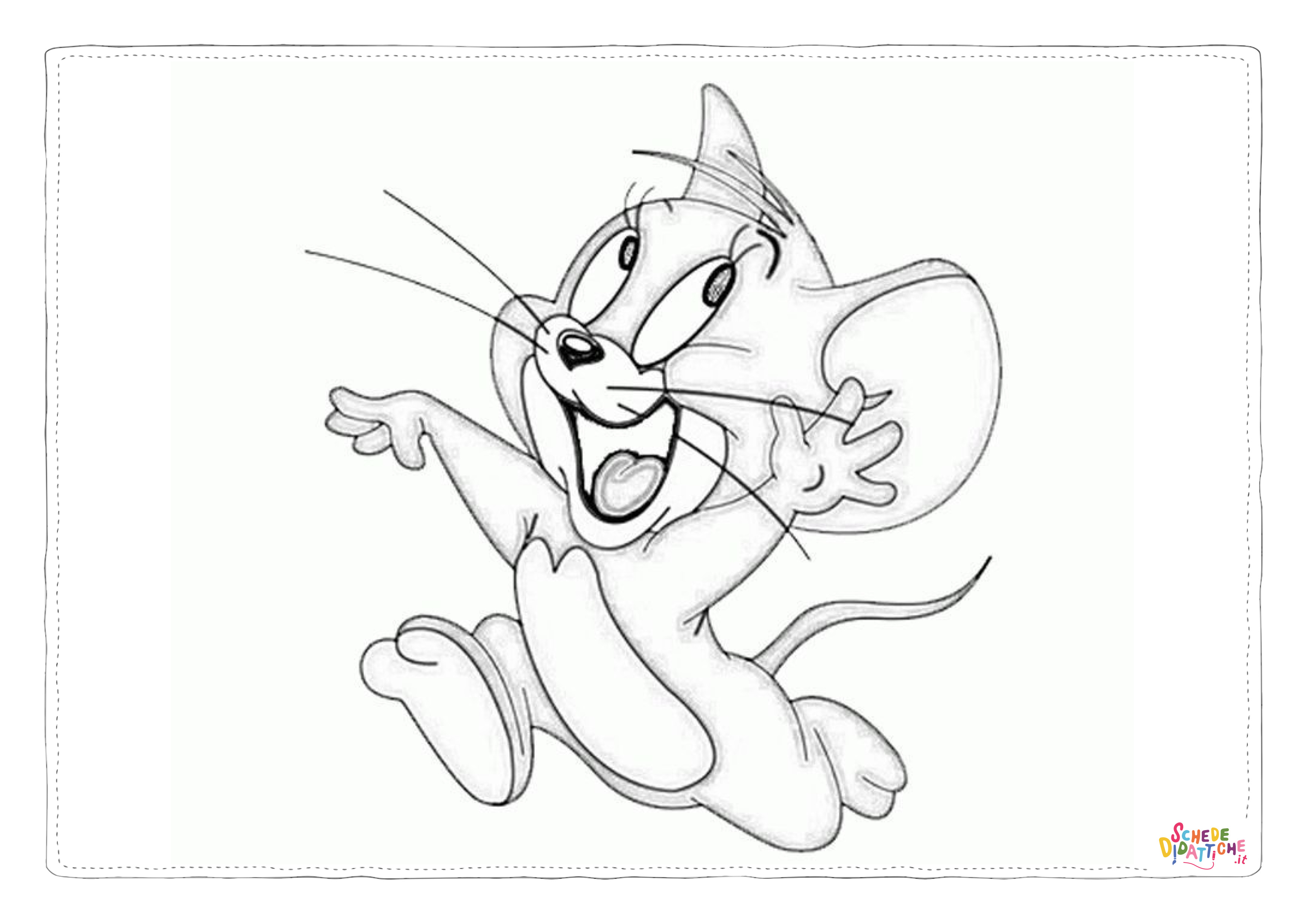 Disegno di Tom e Jerry da stampare e colorare 50