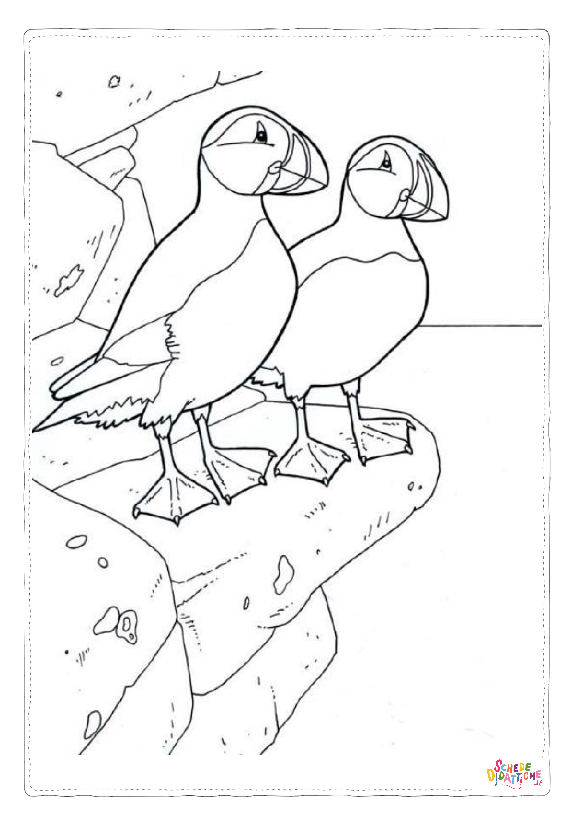 Disegno "Disegno di tucano da stampare e colorare 28" Disegno di tucano da stampare e colorare 28
