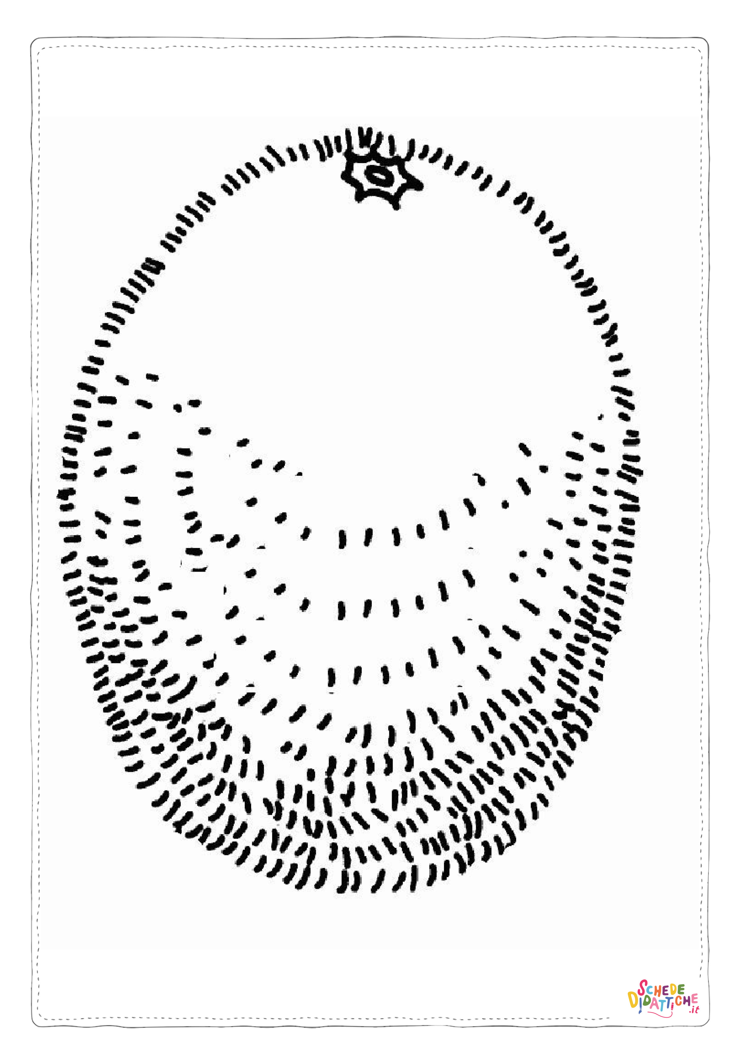 Disegno "Disegno di kiwi da stampare e colorare 8" Disegno di kiwi da stampare e colorare 8