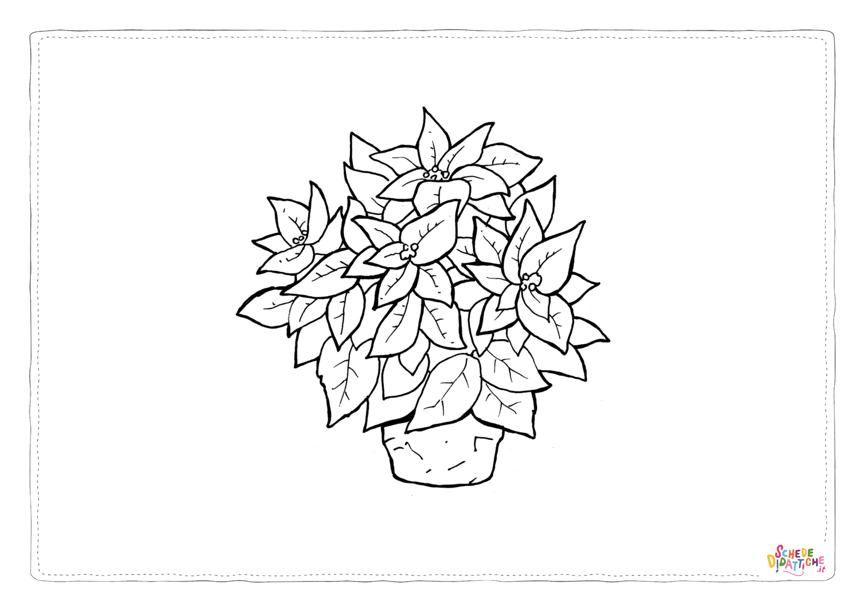 Disegno di pianta da stampare e colorare 31