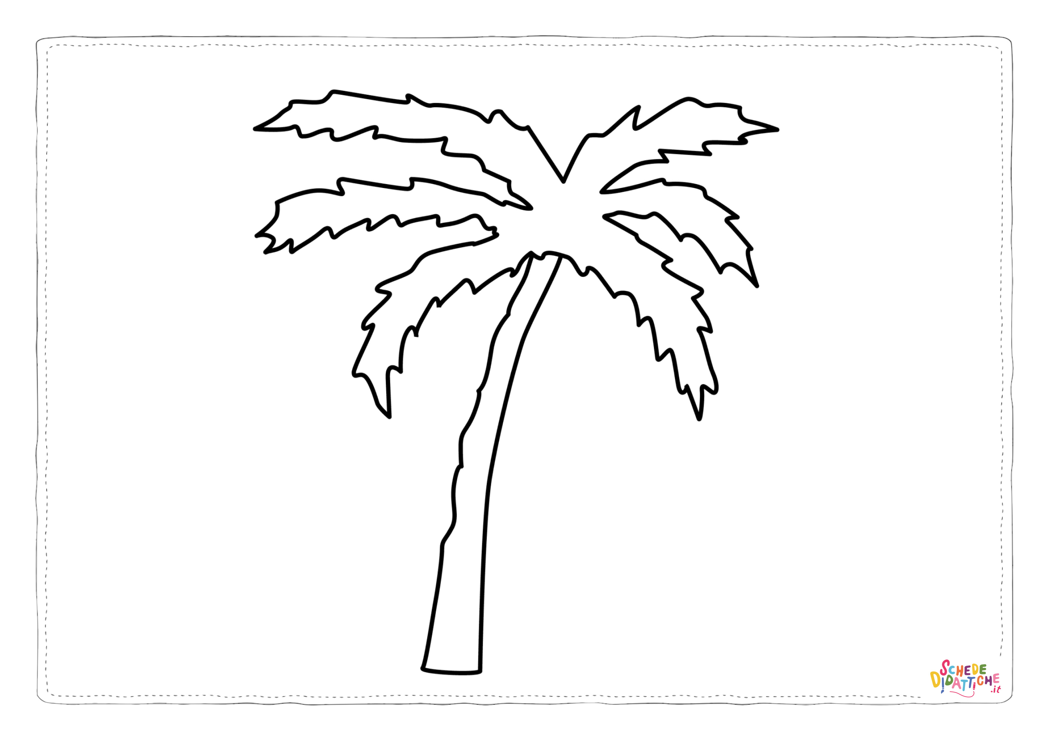 Disegno "Disegno di albero da stampare e colorare 60" Disegno di albero da stampare e colorare 60