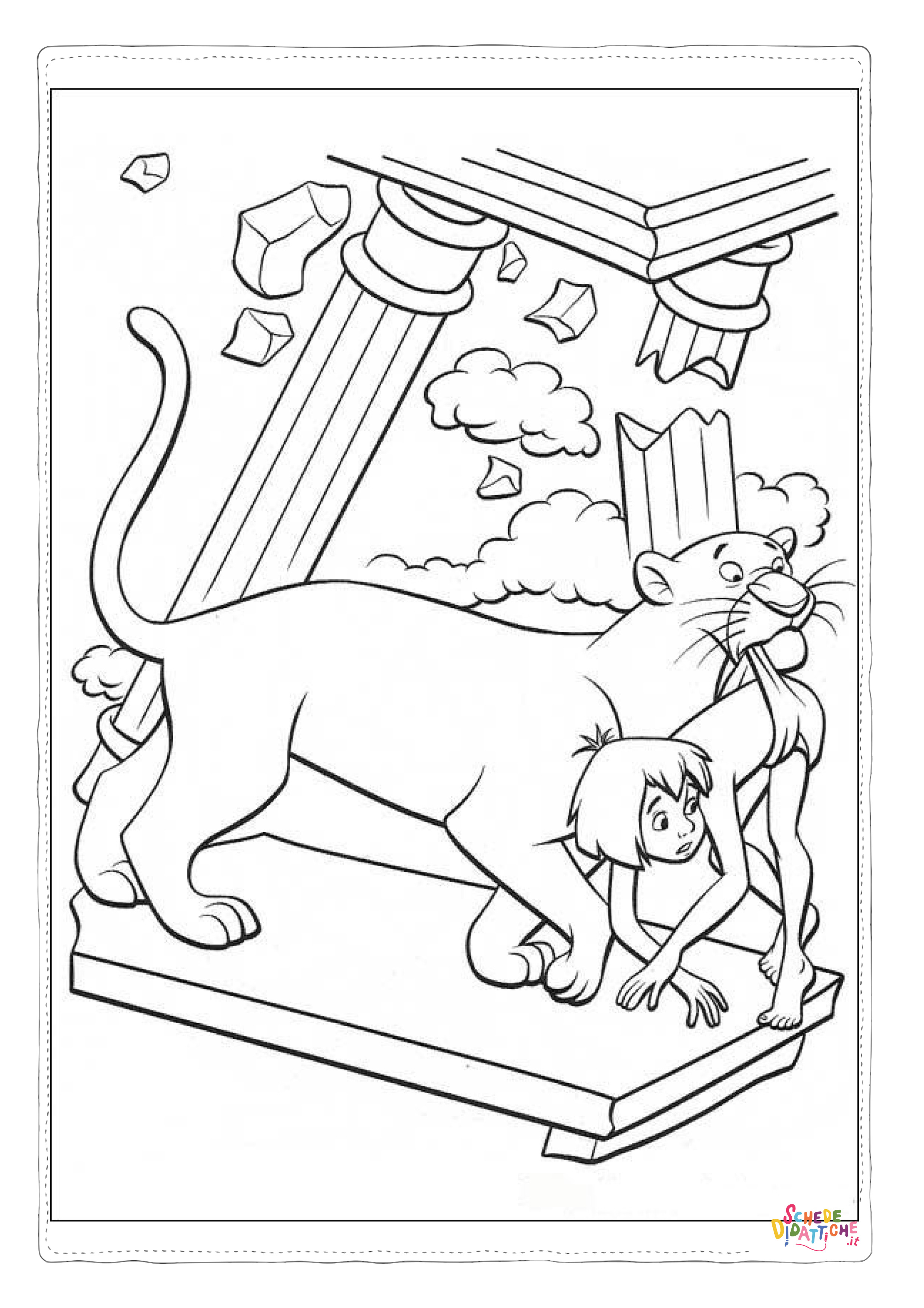Disegno "Disegno di Il libro della giungla da stampare e colorare 37" Disegno di Il libro della giungla da stampare e colorare 37