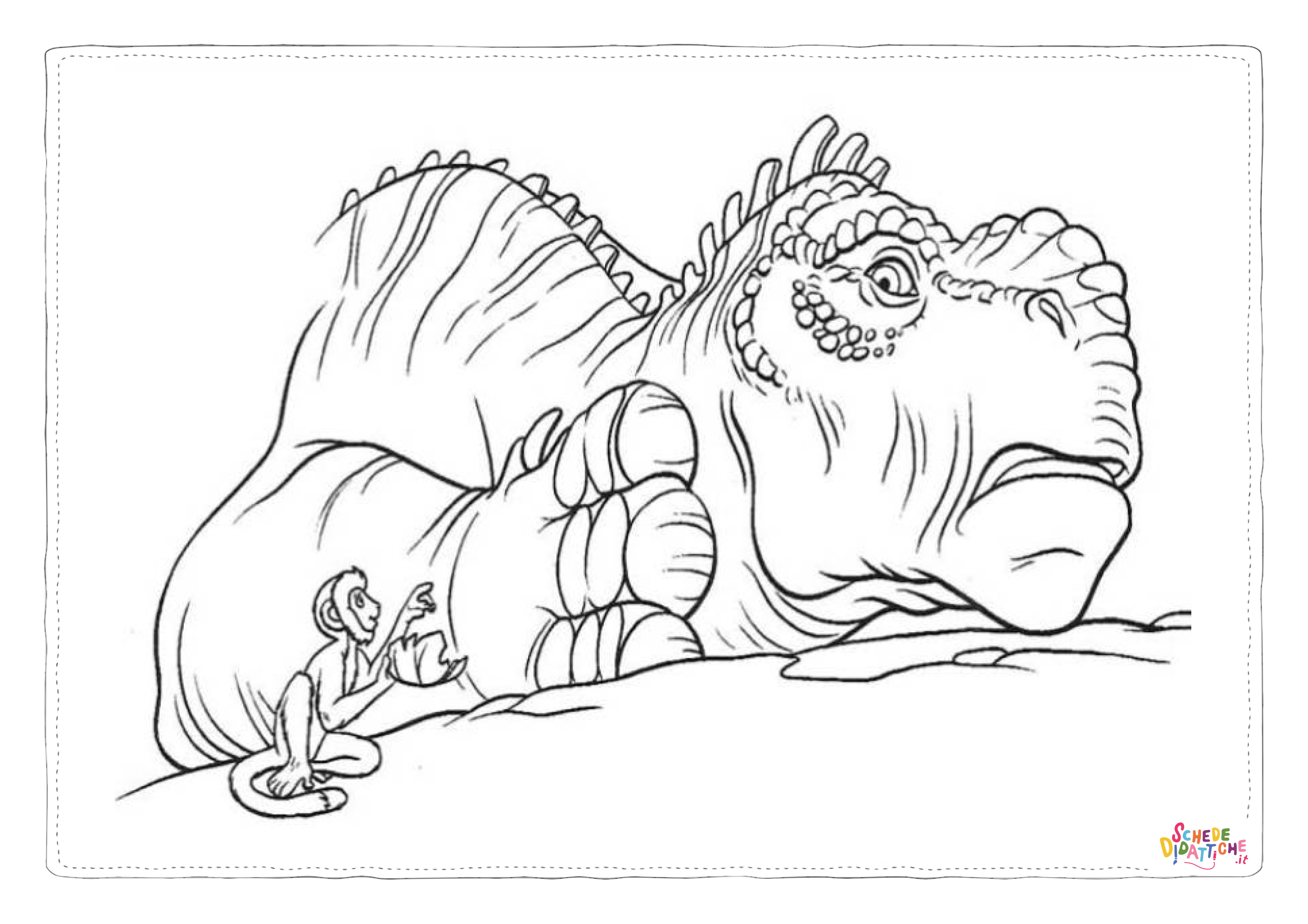 Disegno di Dinosauri - Il film da stampare e colorare 11