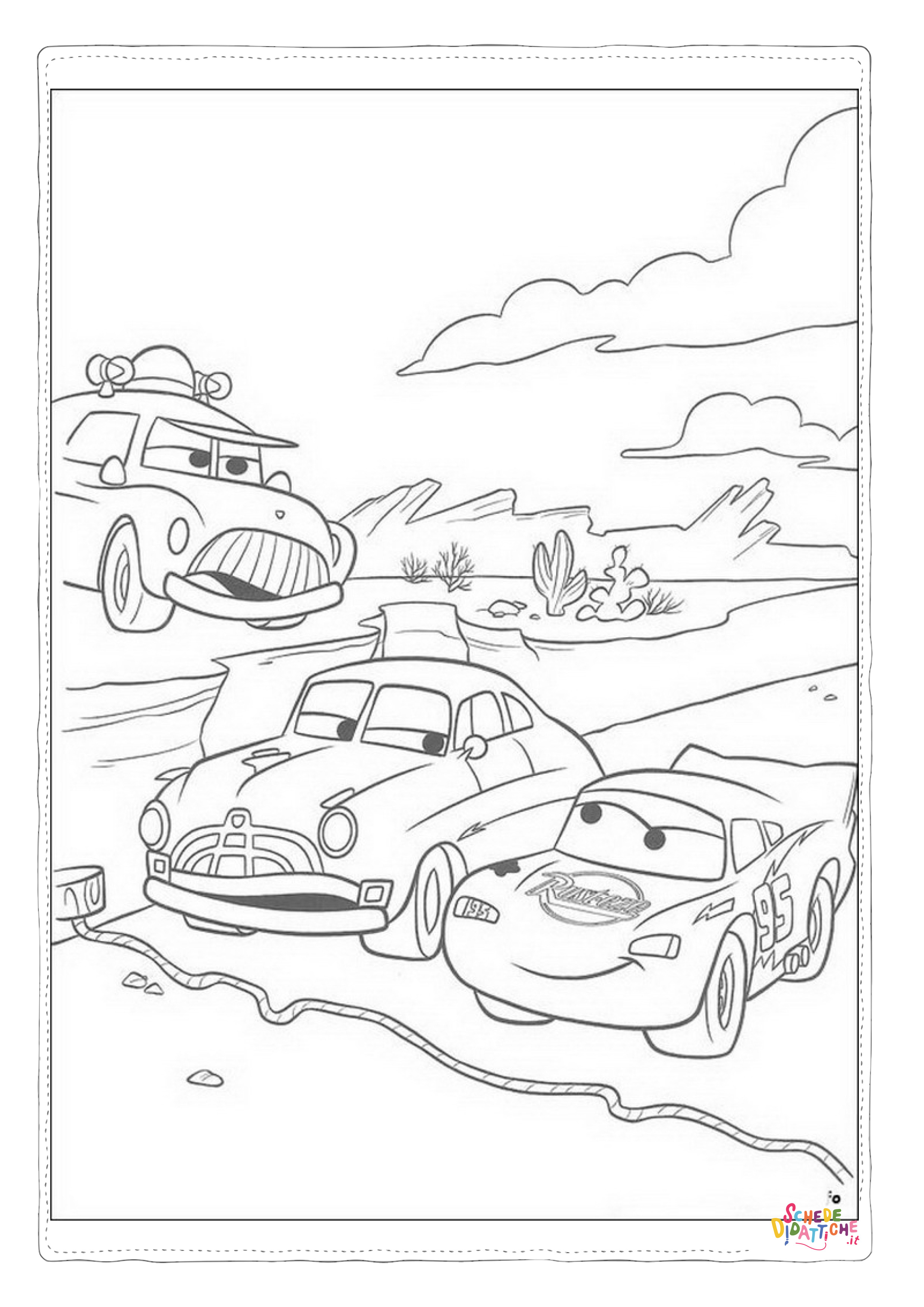 Disegno "Disegno di Cars da stampare e colorare 172" Disegno di Cars da stampare e colorare 172