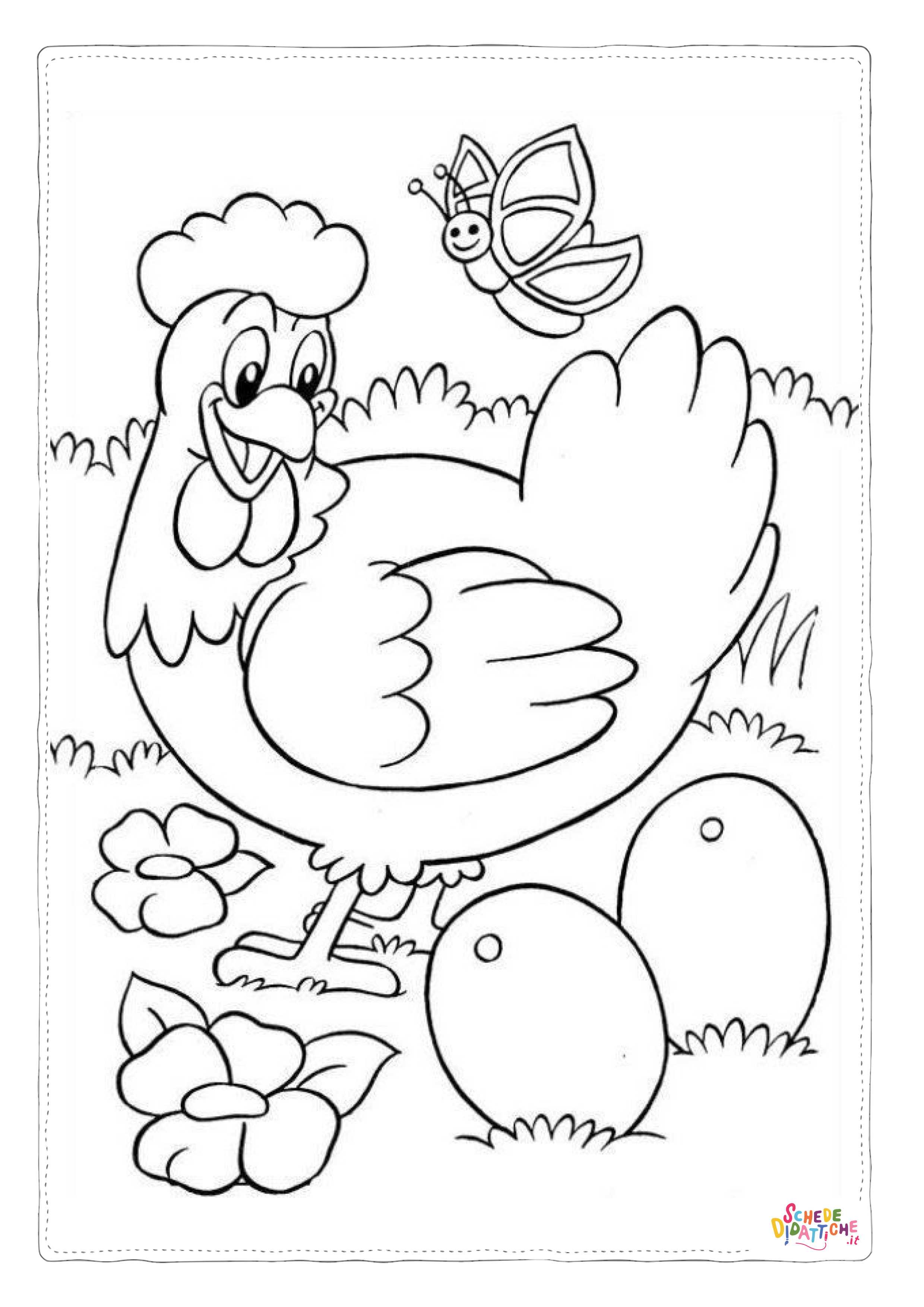 Disegno "Disegno di uovo di Pasqua da stampare e colorare 268" Disegno di uovo di Pasqua da stampare e colorare 268