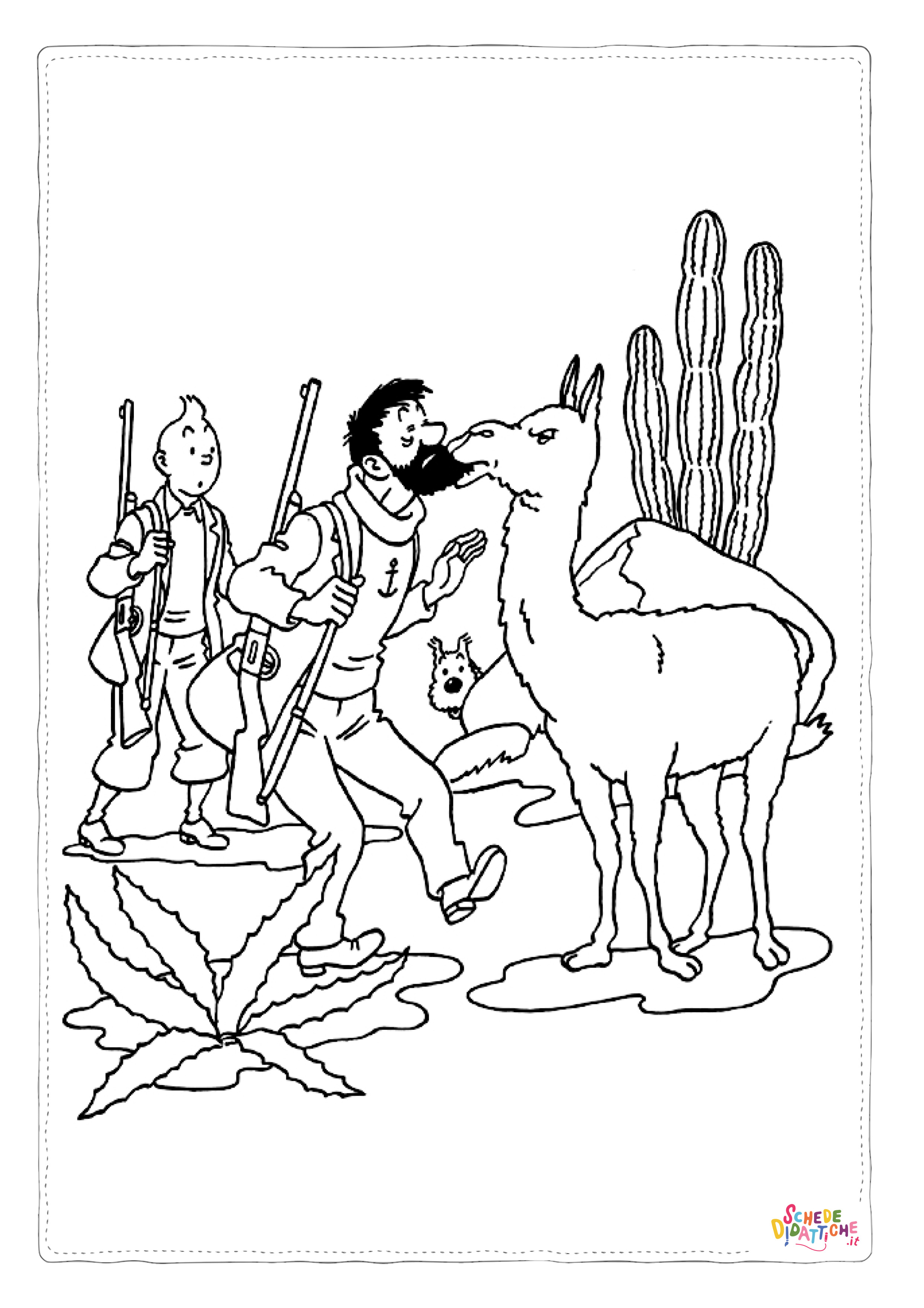 Disegno di Indiani d'America da stampare e colorare 49
