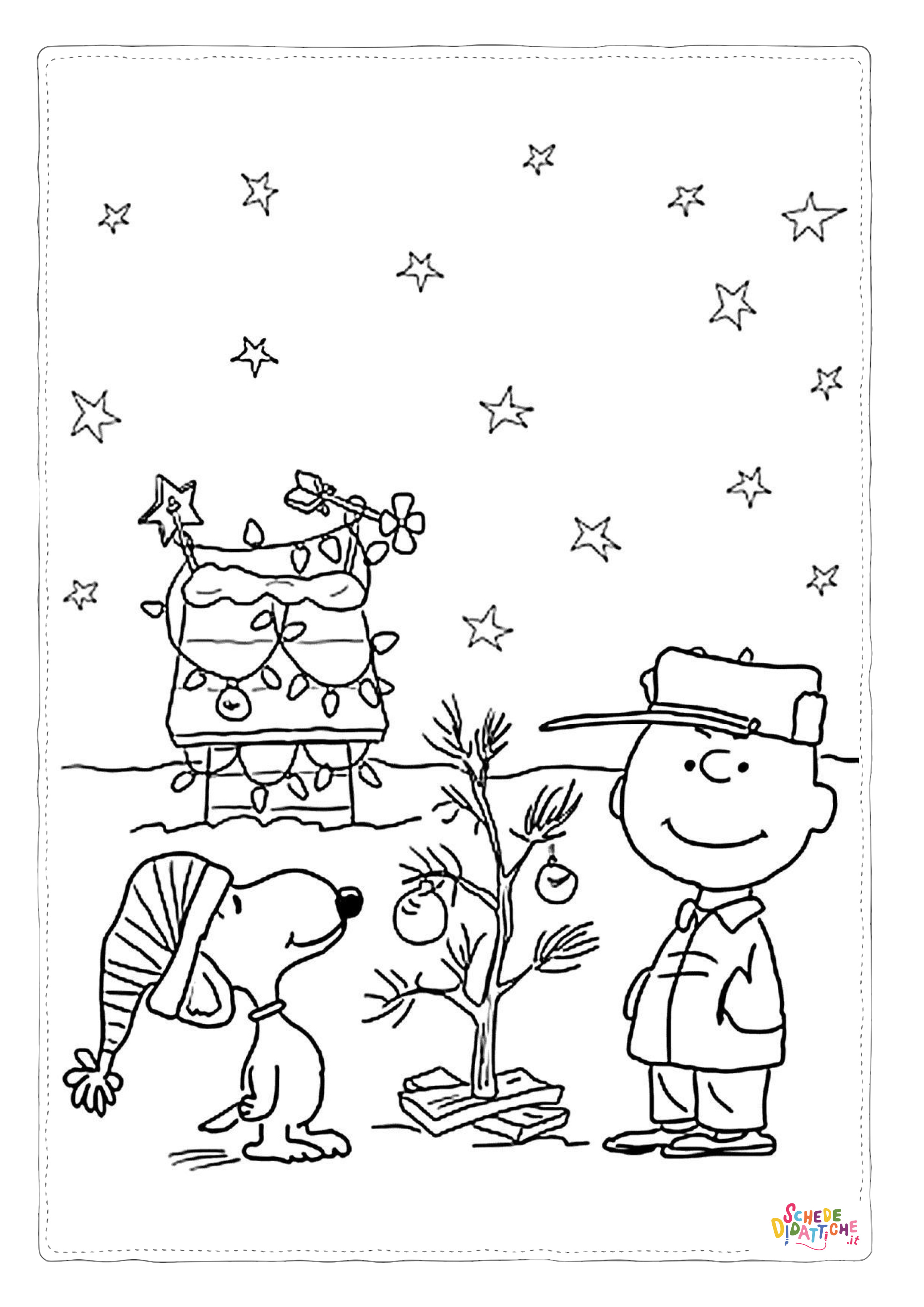 Disegno "Disegno di Snoopy da stampare e colorare 60" Disegno di Snoopy da stampare e colorare 60