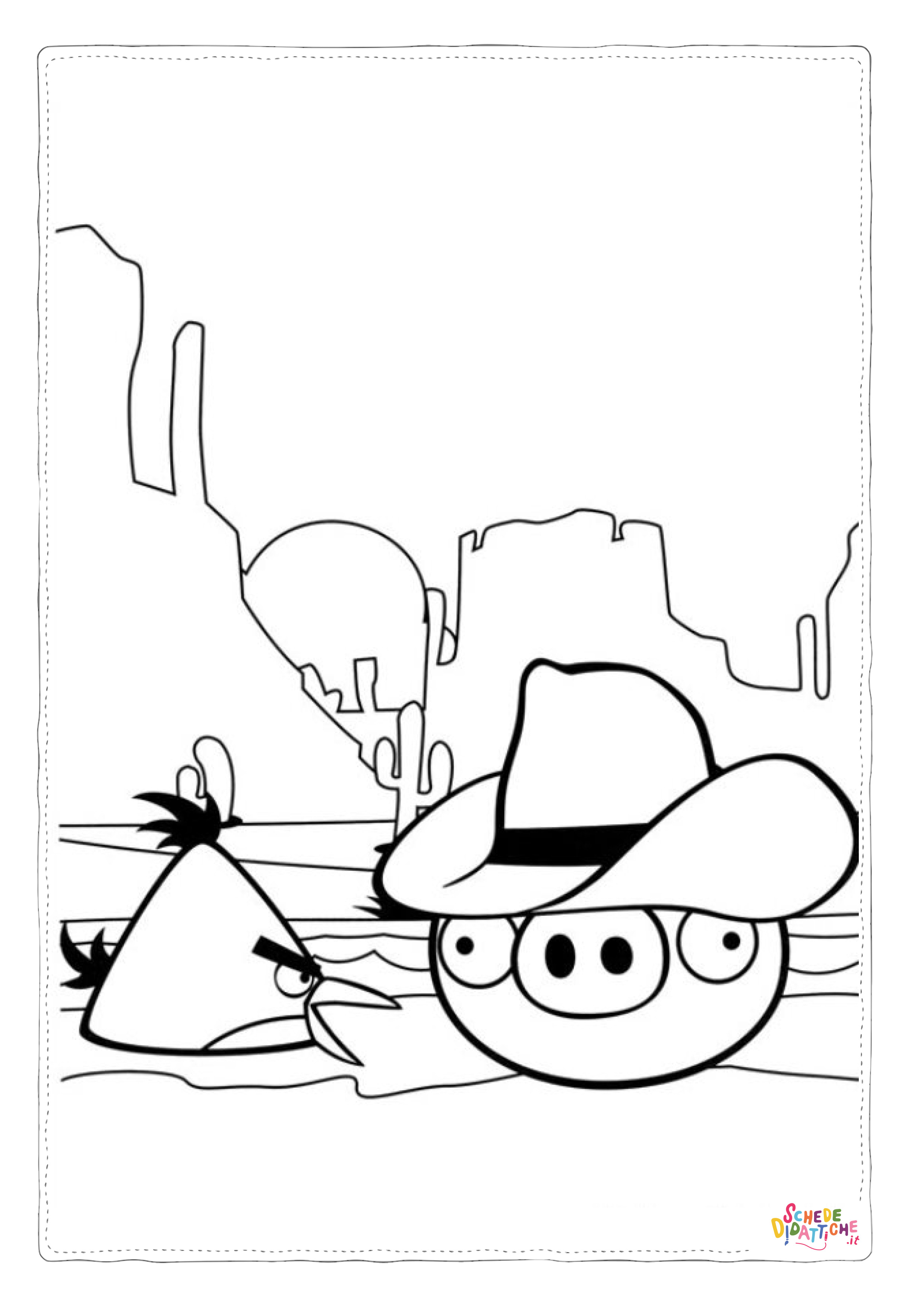 Disegno "Disegno di Angry birds da stampare e colorare 69" Disegno di Angry birds da stampare e colorare 69