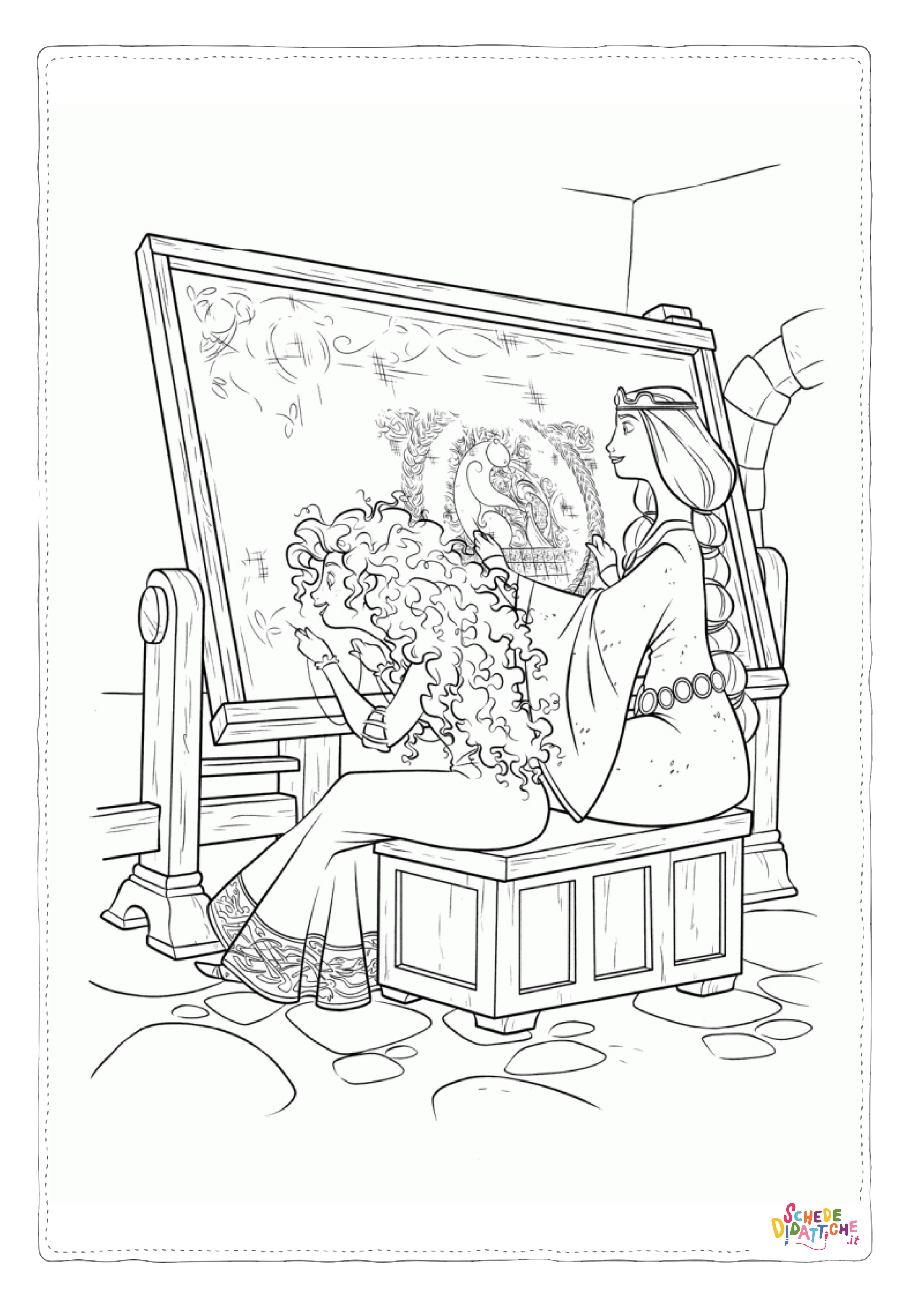 Disegno "Disegno di The Brave da stampare e colorare 1" Disegno di The Brave da stampare e colorare 1