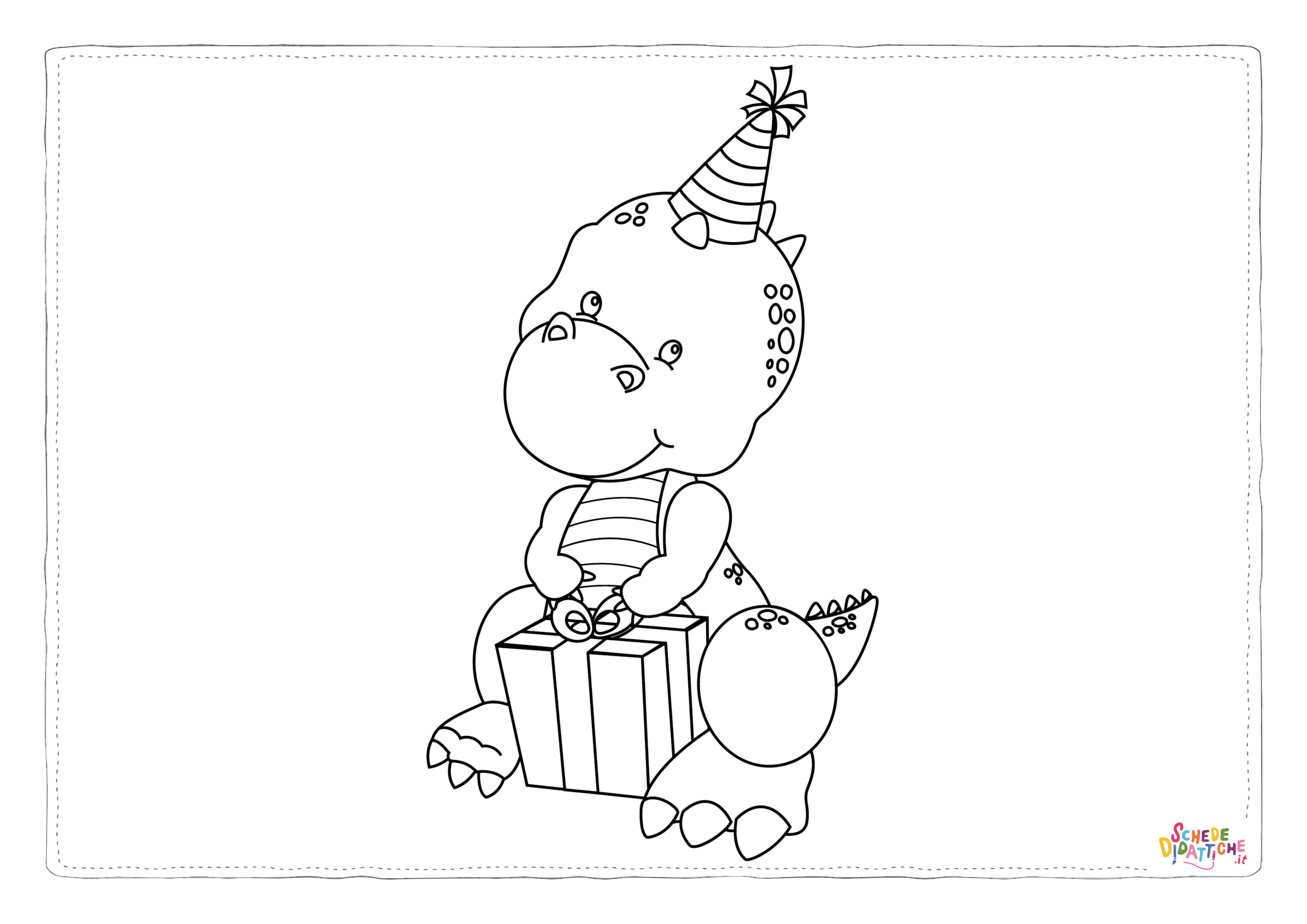 Disegno "PARTY DINOS STAMPS-03" PARTY DINOS STAMPS-03