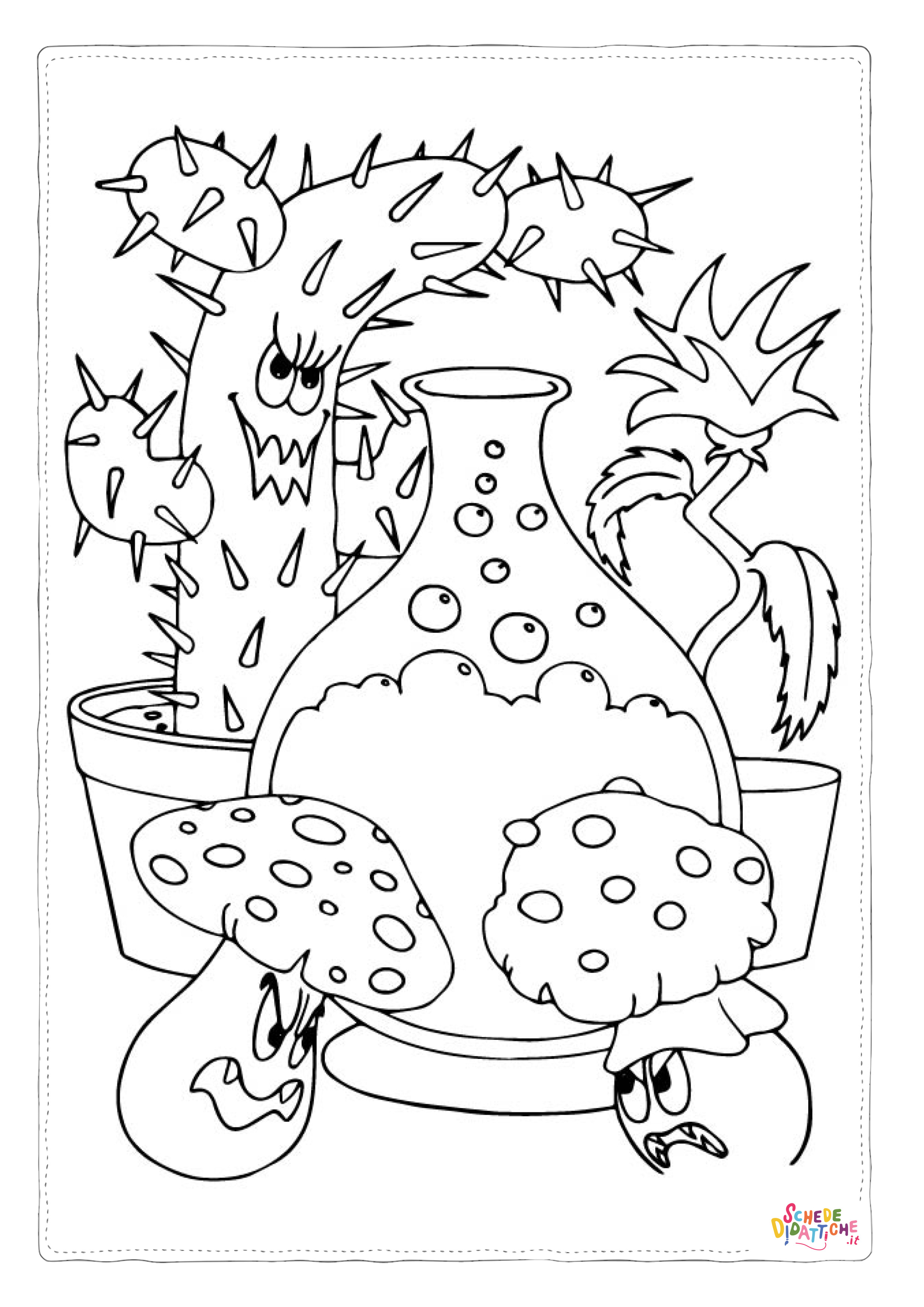 Disegno "Disegno di pianta da stampare e colorare 26" Disegno di pianta da stampare e colorare 26