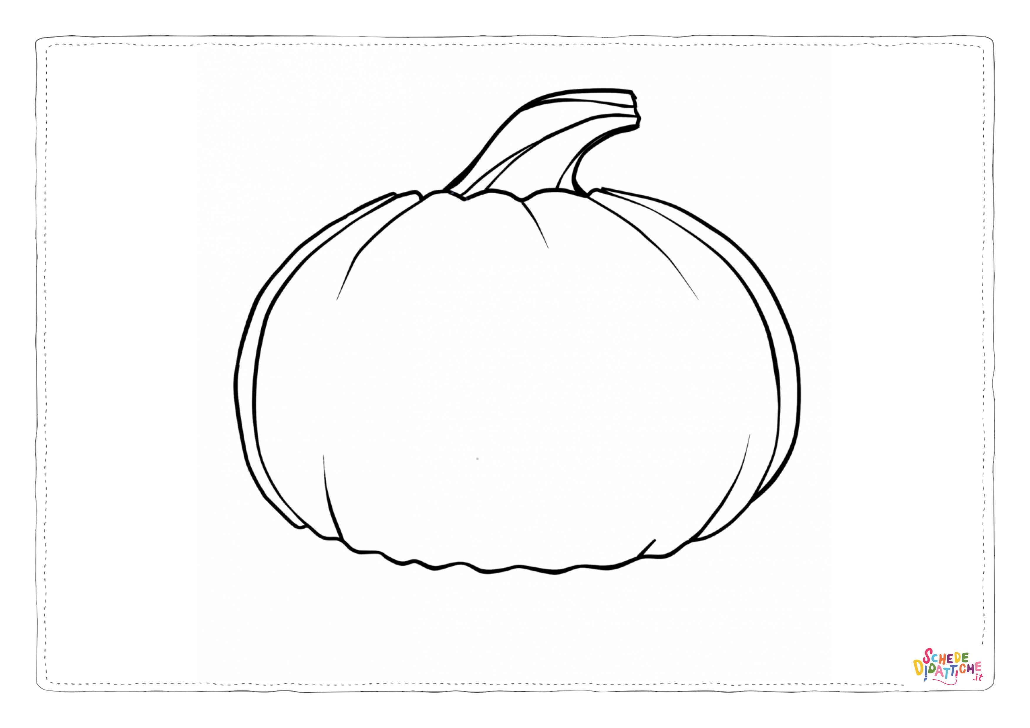 Disegno "Disegno di zucca da stampare e colorare 20" Disegno di zucca da stampare e colorare 20