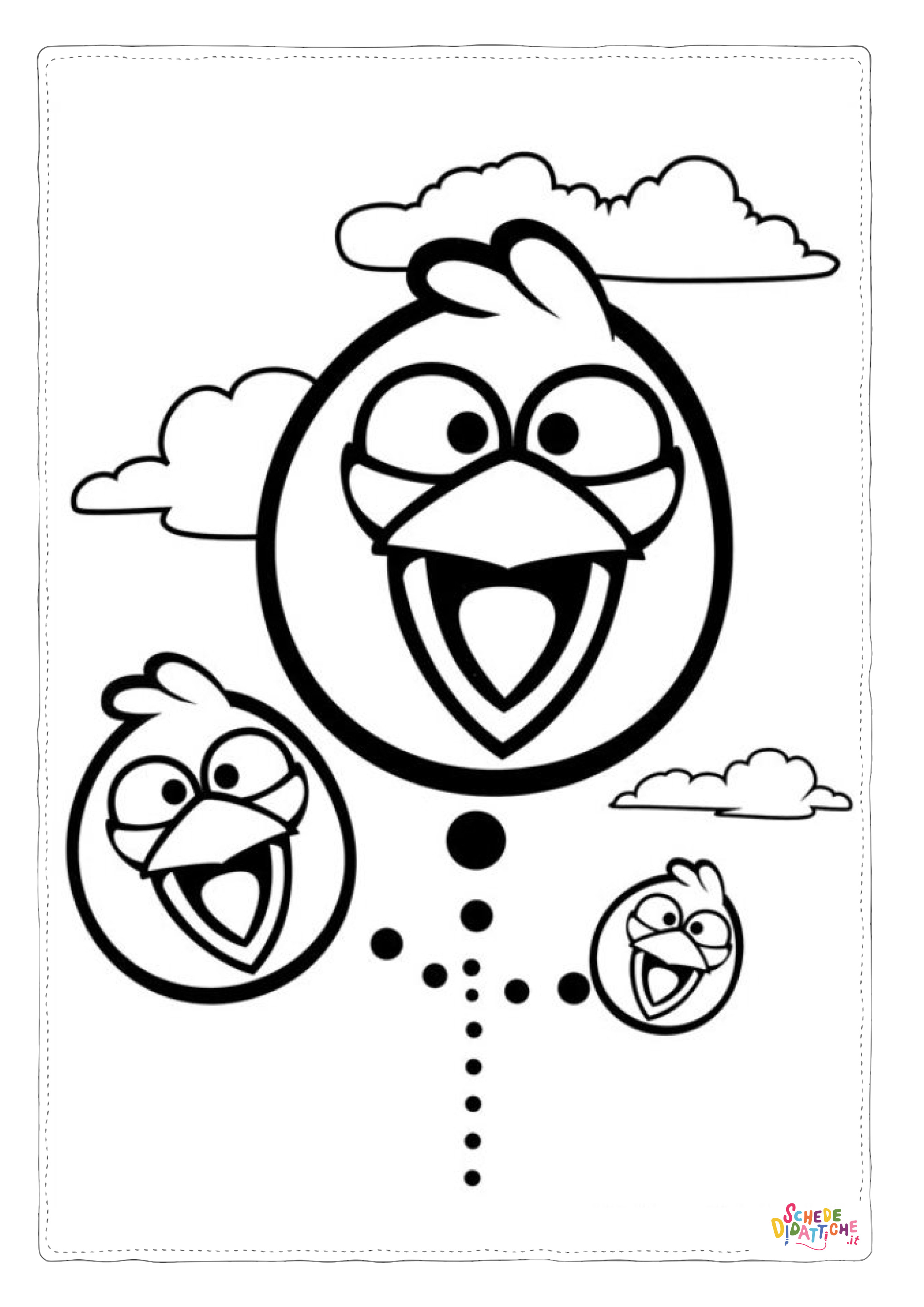 Disegno "Disegno di Angry birds da stampare e colorare 81" Disegno di Angry birds da stampare e colorare 81