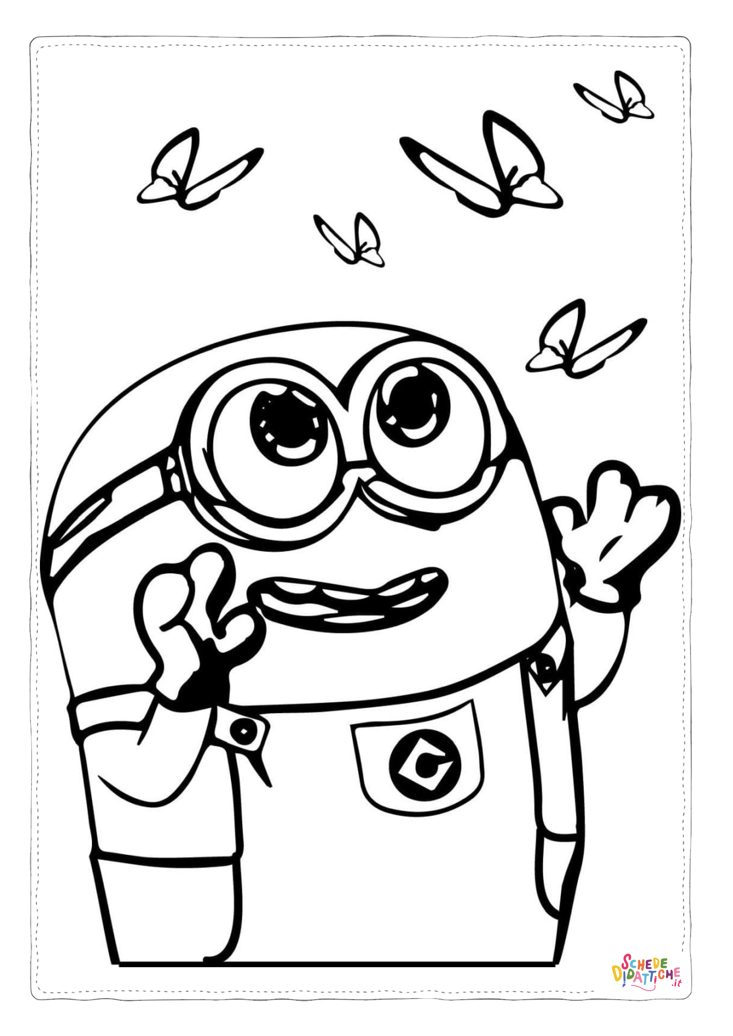 Disegno di Cattivissimo me - Minions da stampare e colorare 101