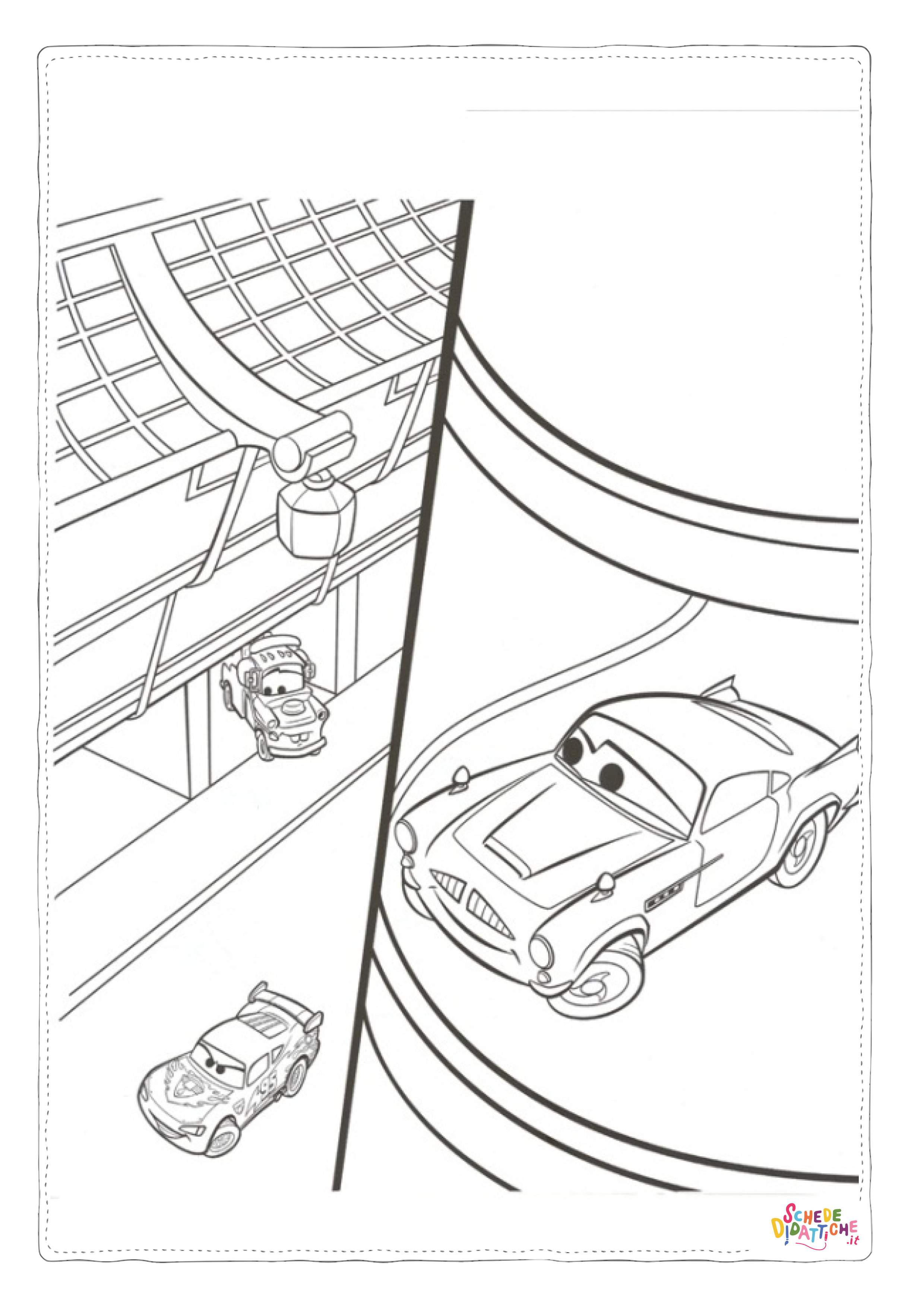 Disegno di Cars da stampare e colorare 149