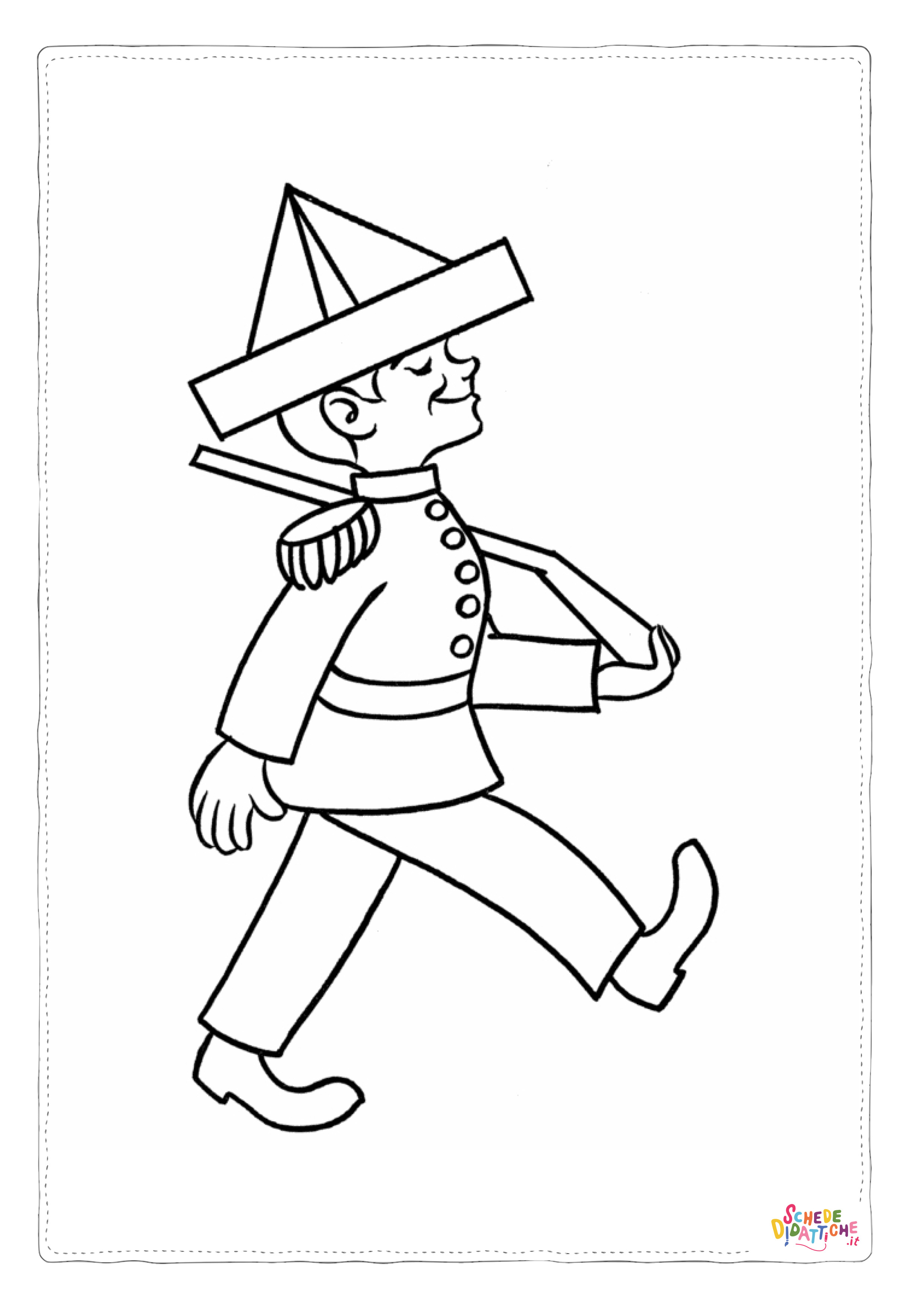 Disegno di soldato da stampare e colorare 32
