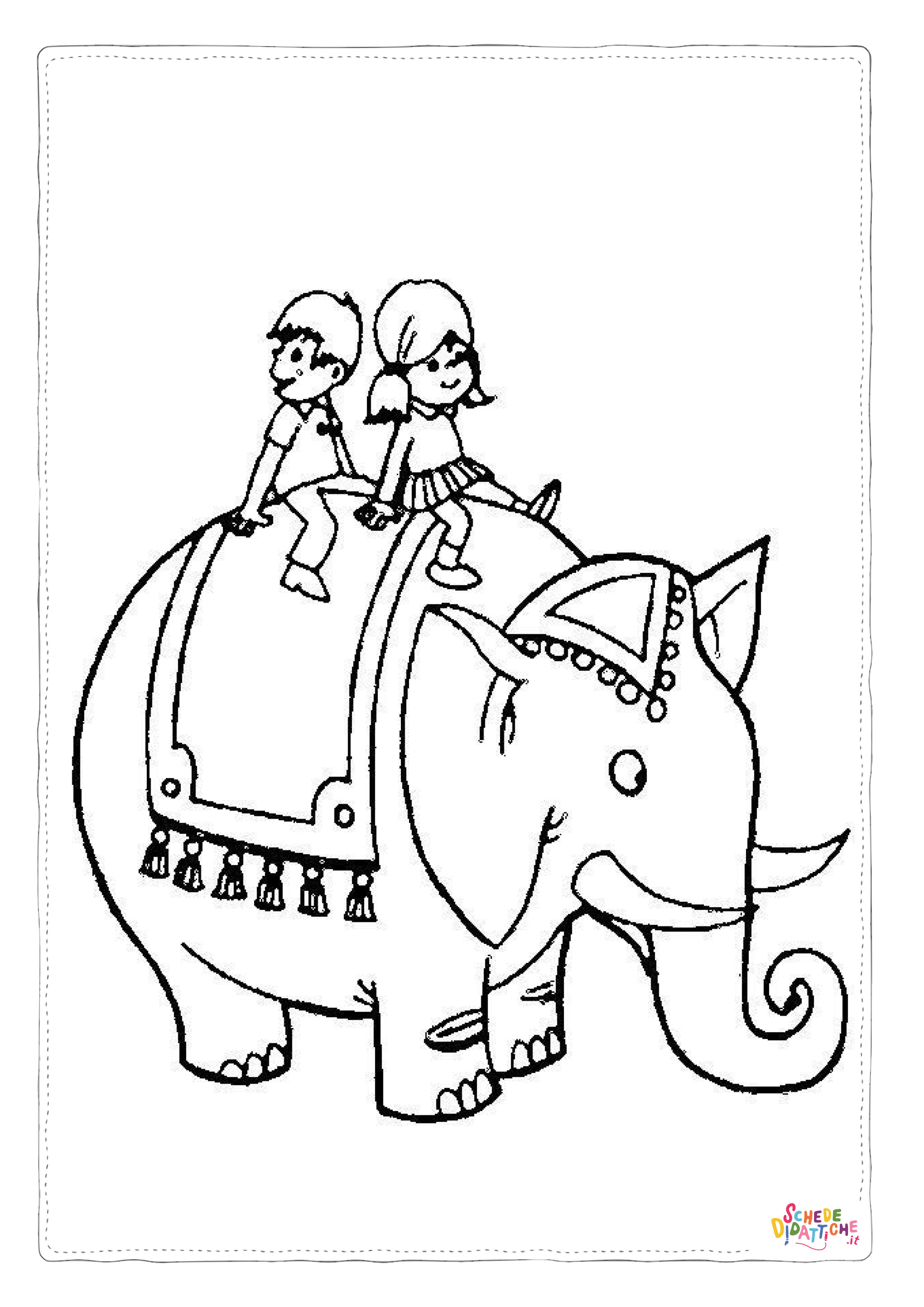 Disegno di circense da stampare e colorare 41